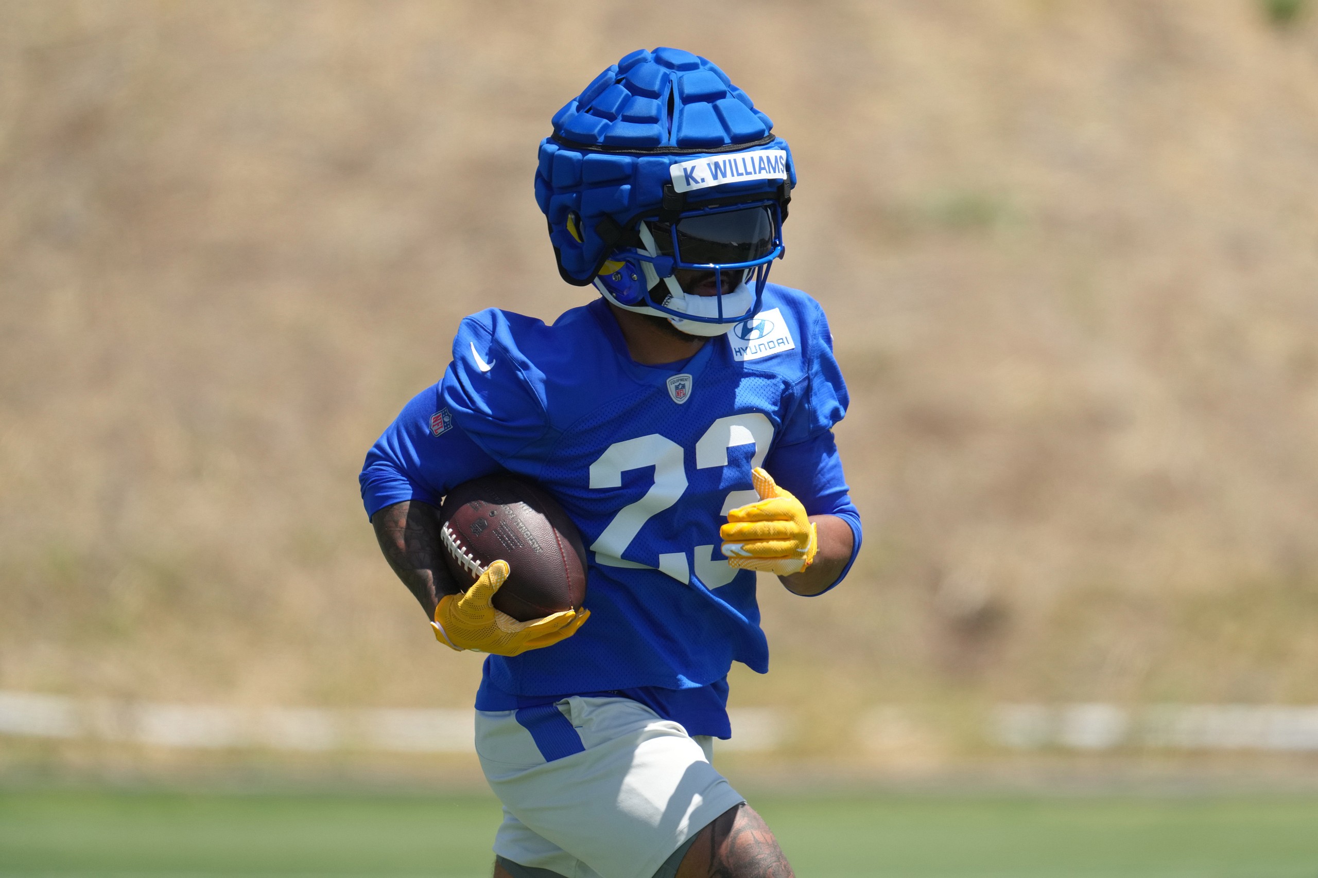 los angeles rams' kyren williams