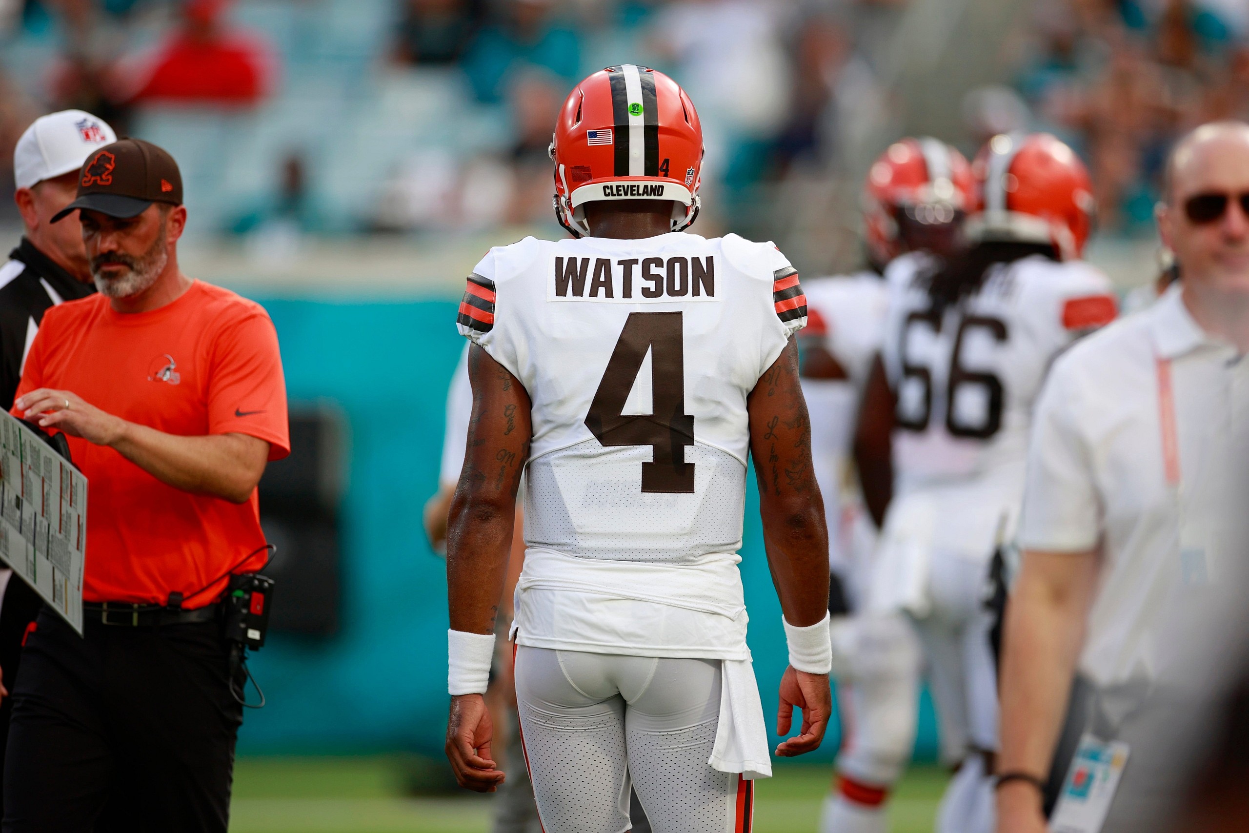 nfl preseason: deshaun watson, cleveland browns
