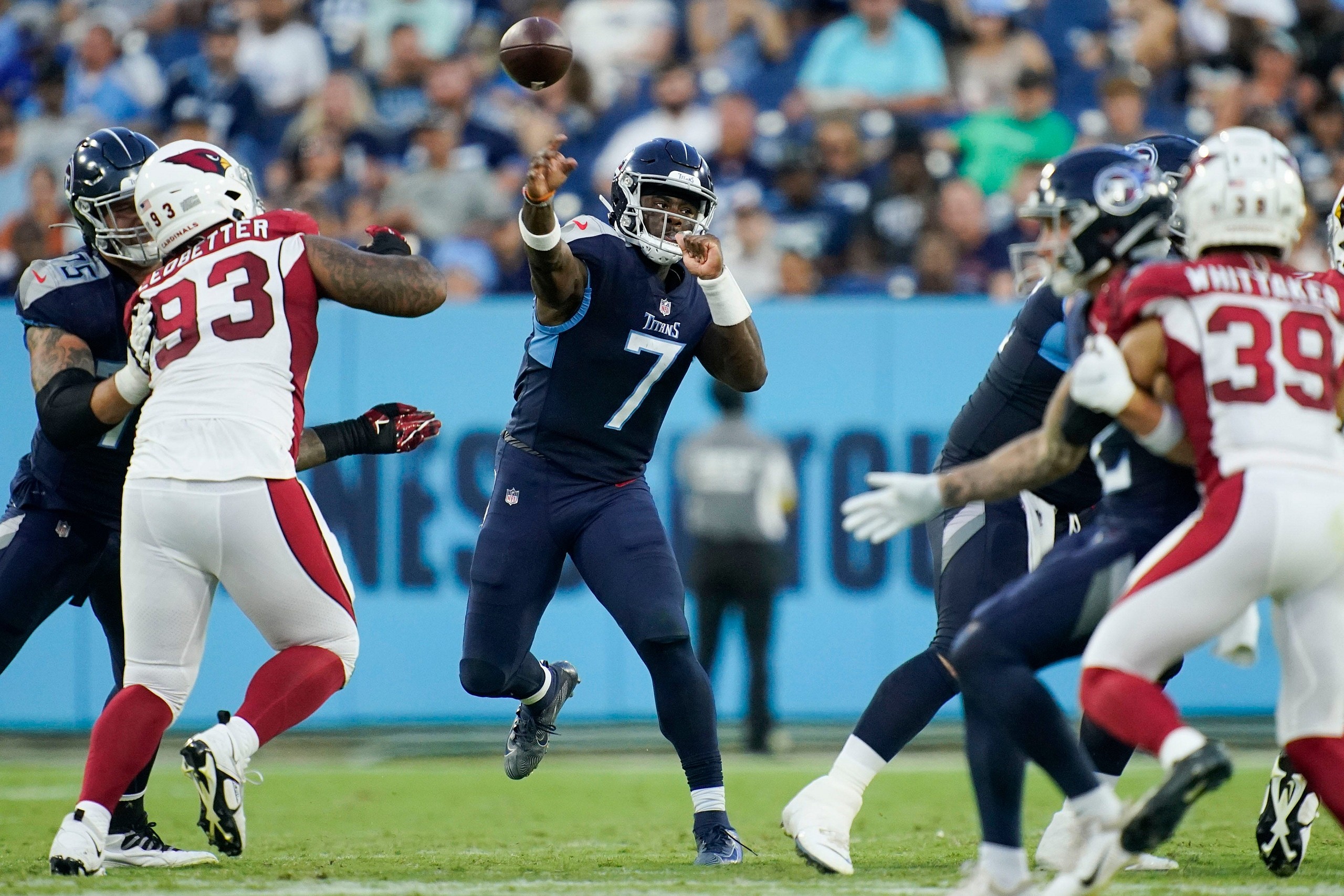 nfl preseason: malik willis, tennessee titans