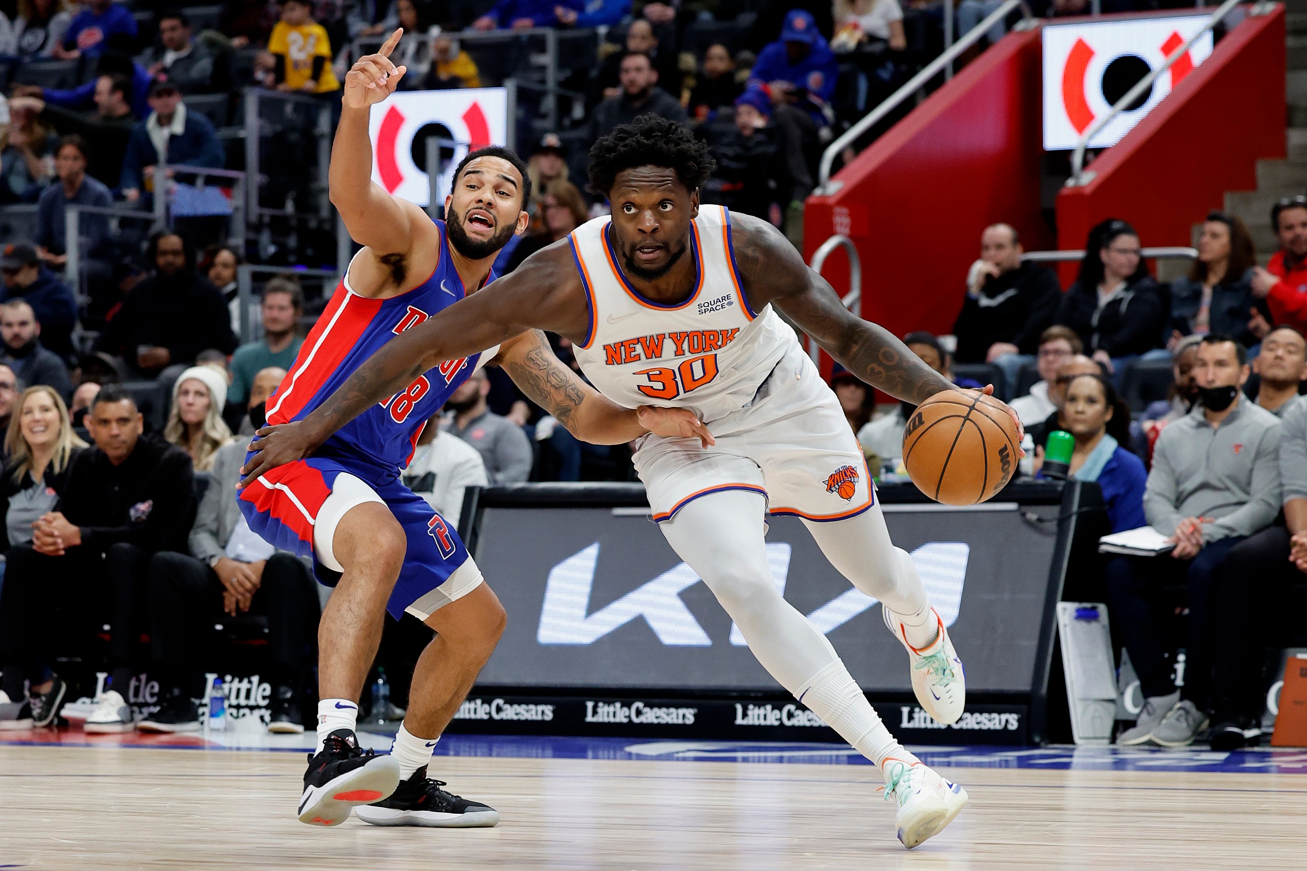 NBA: New York Knicks at Detroit Pistons