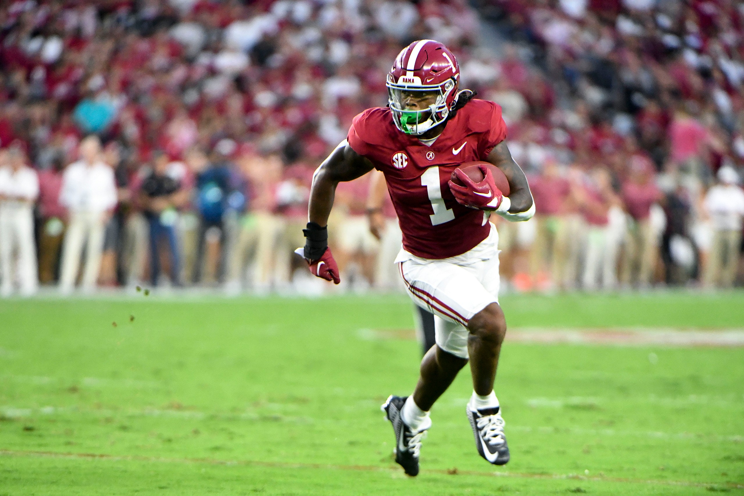 NCAA Football: Utah State at Alabama