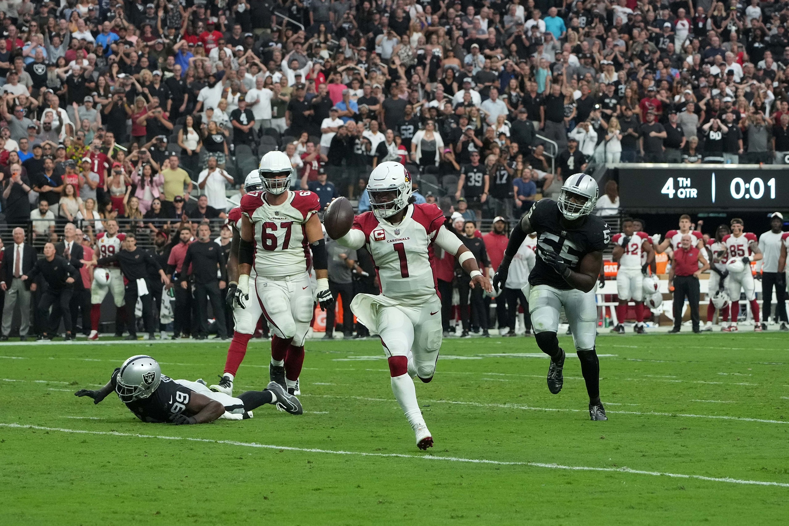 NFL: Arizona Cardinals at Las Vegas Raiders