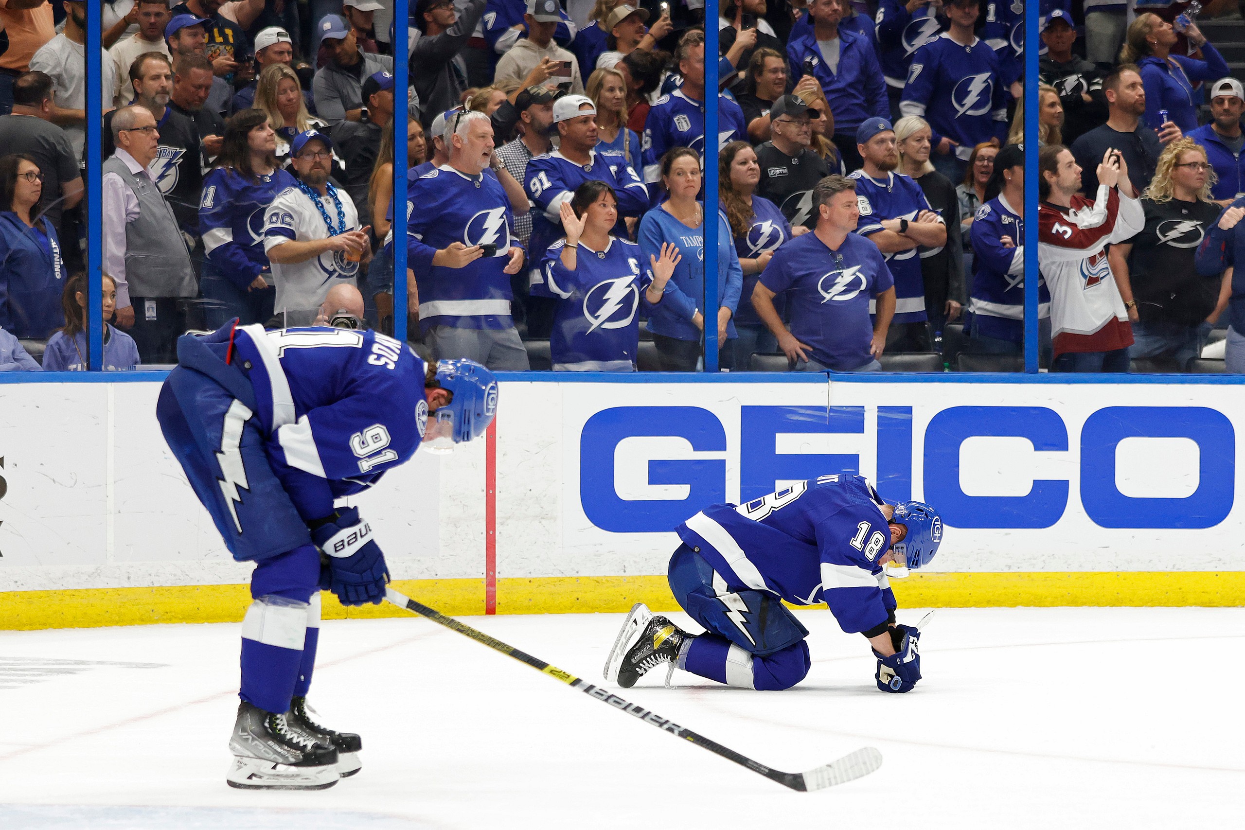 NHL: Stanley Cup Playoffs-Colorado Avalanche at Tampa Bay Lightning