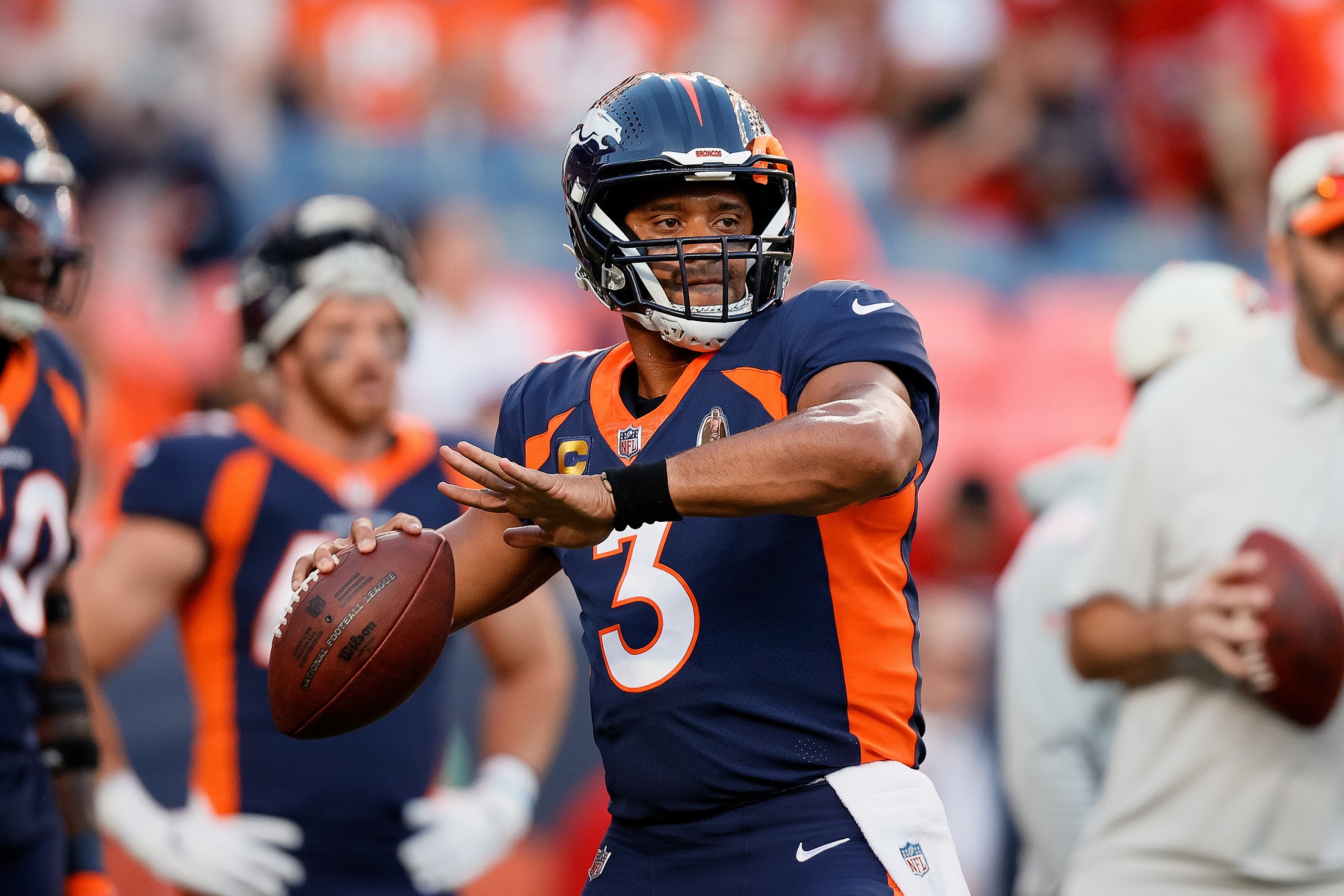 fantasy football players: russell wilson, denver brocos