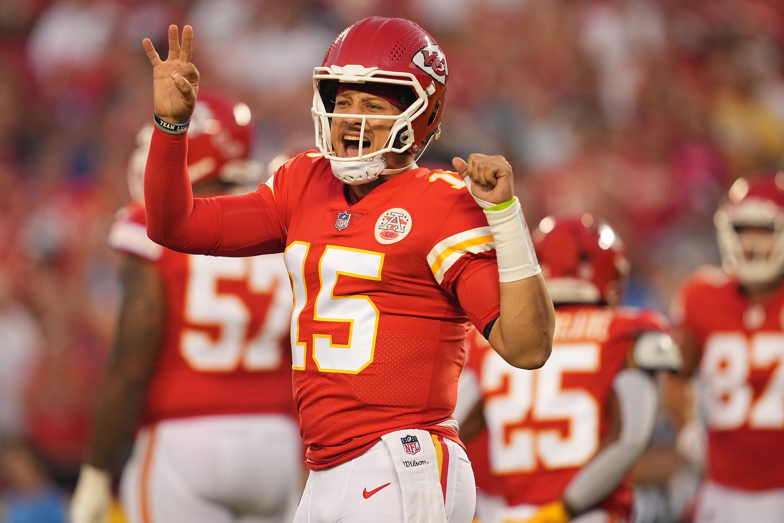 kansas city chiefs' patrick mahomes