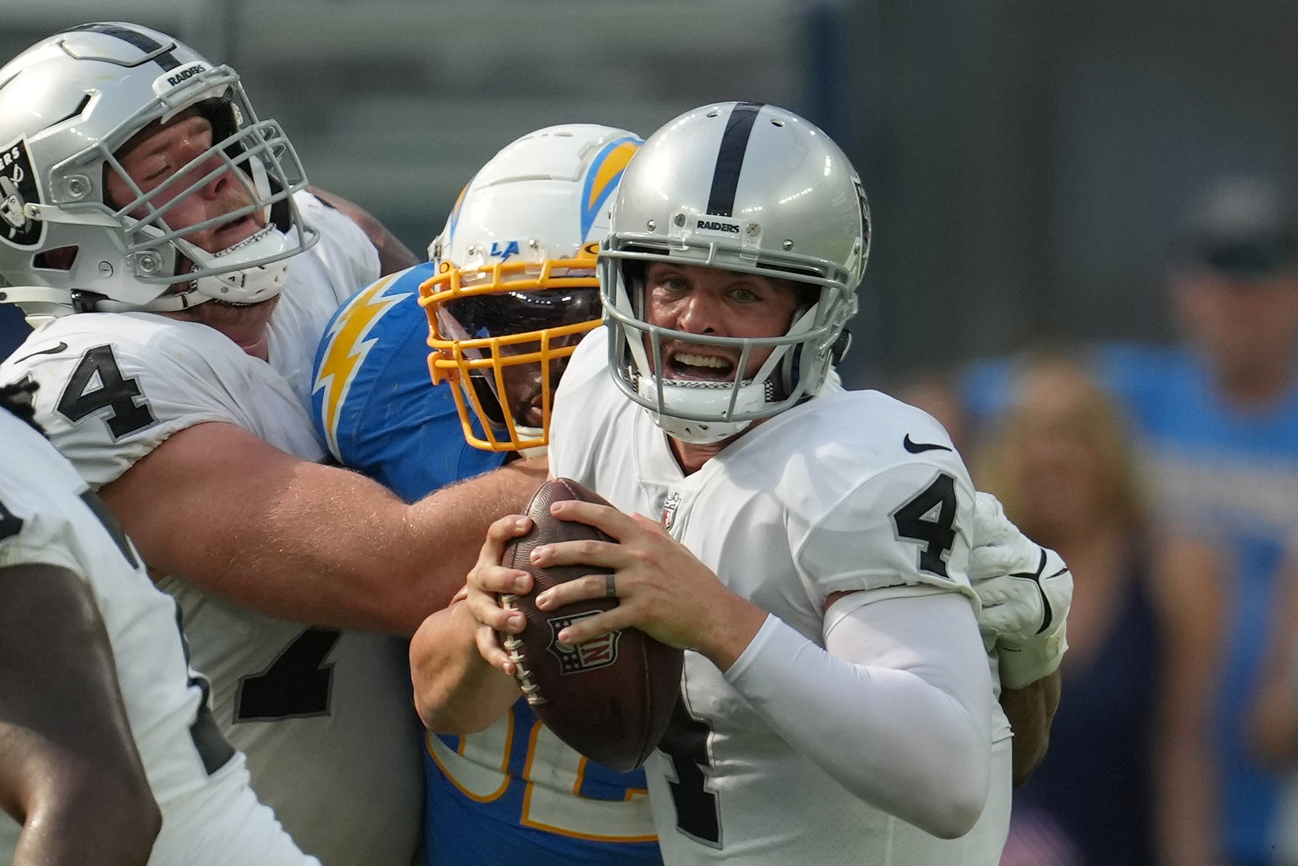 nfl quarterback performances: derek carr, las vegas raiders, nfl week 1