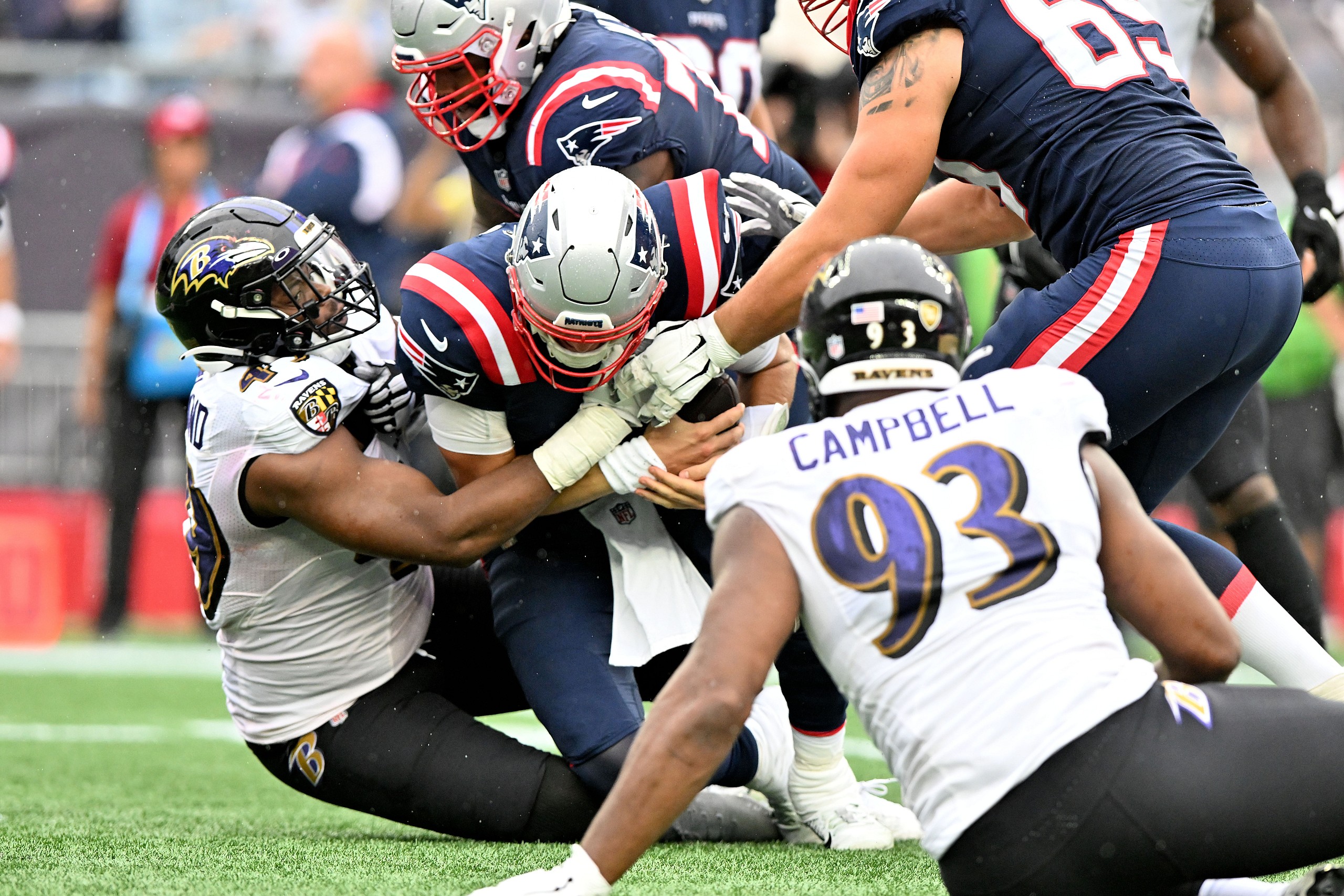 nfl week 3: new england patriots, baltimore ravens