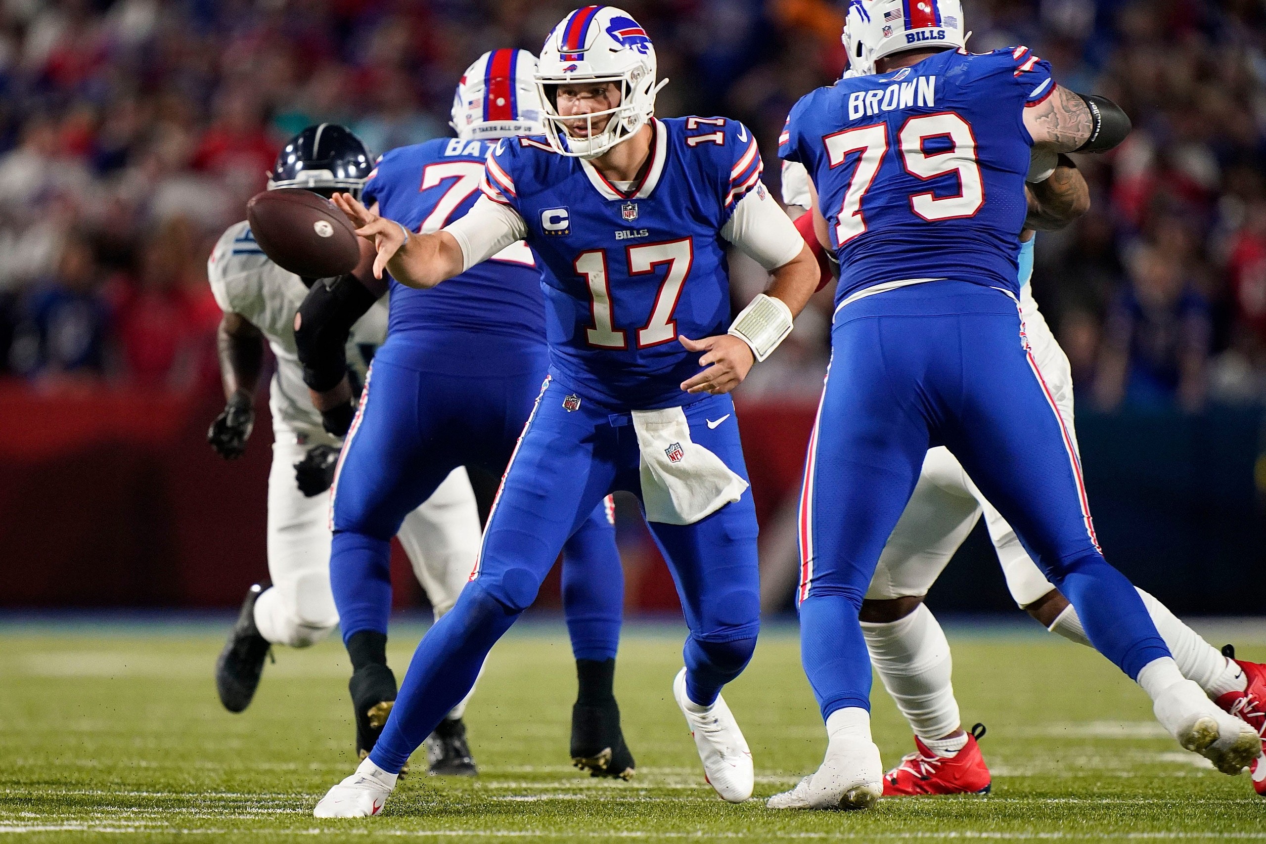 tennessee titans at buffalo bills: josh allen