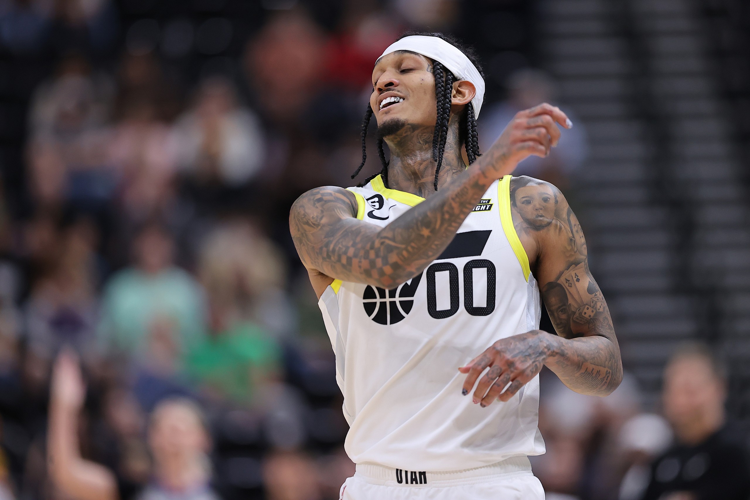 NBA: Preseason-San Antonio Spurs at Utah Jazz