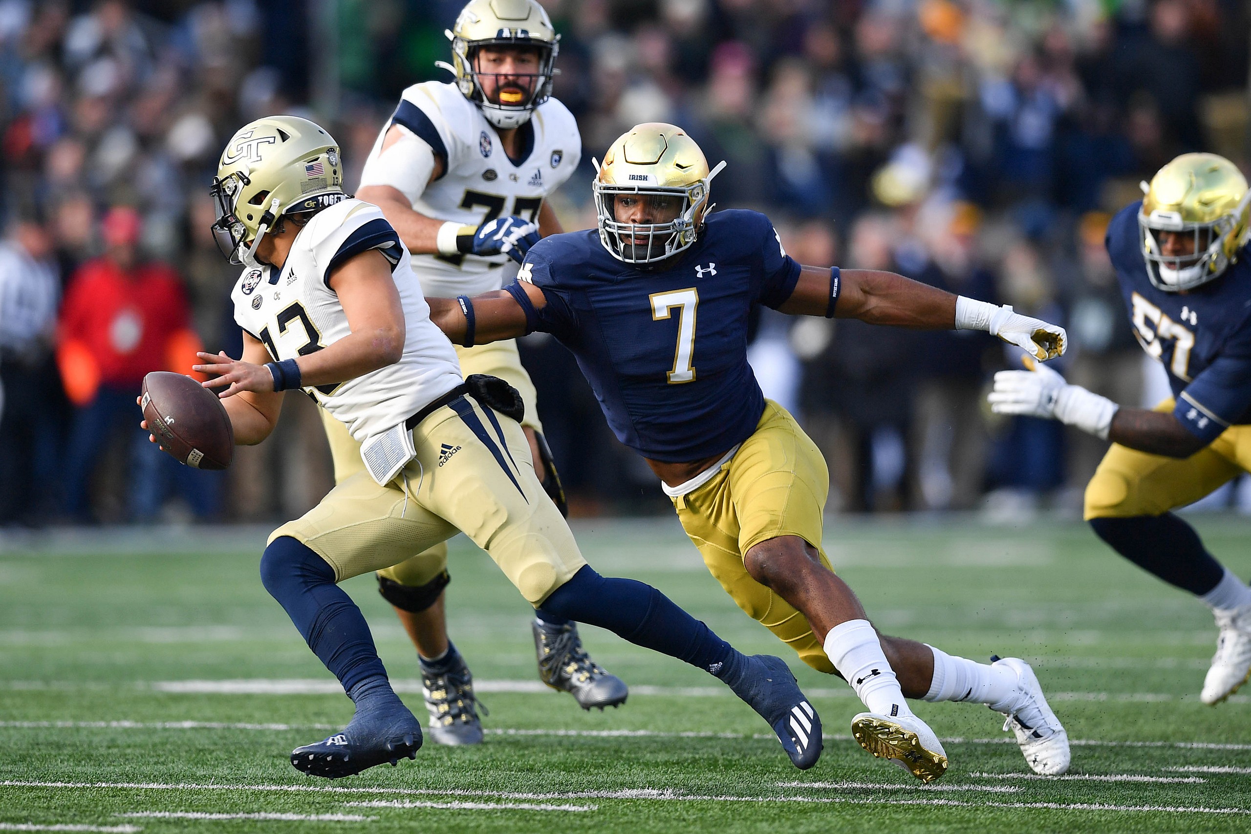 NCAA Football: Georgia Tech at Notre Dame