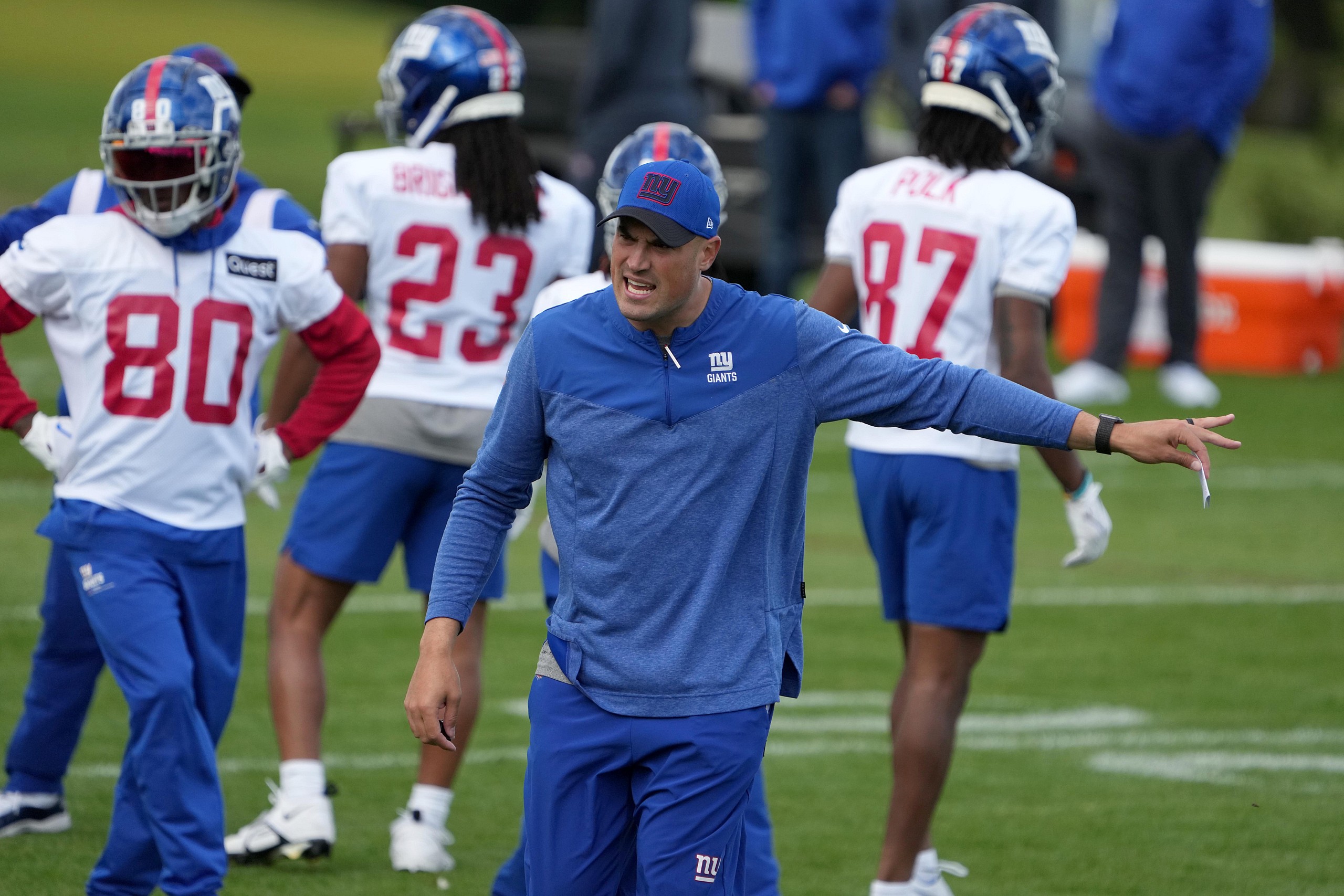 NFL: International Series-New York Giants Practice