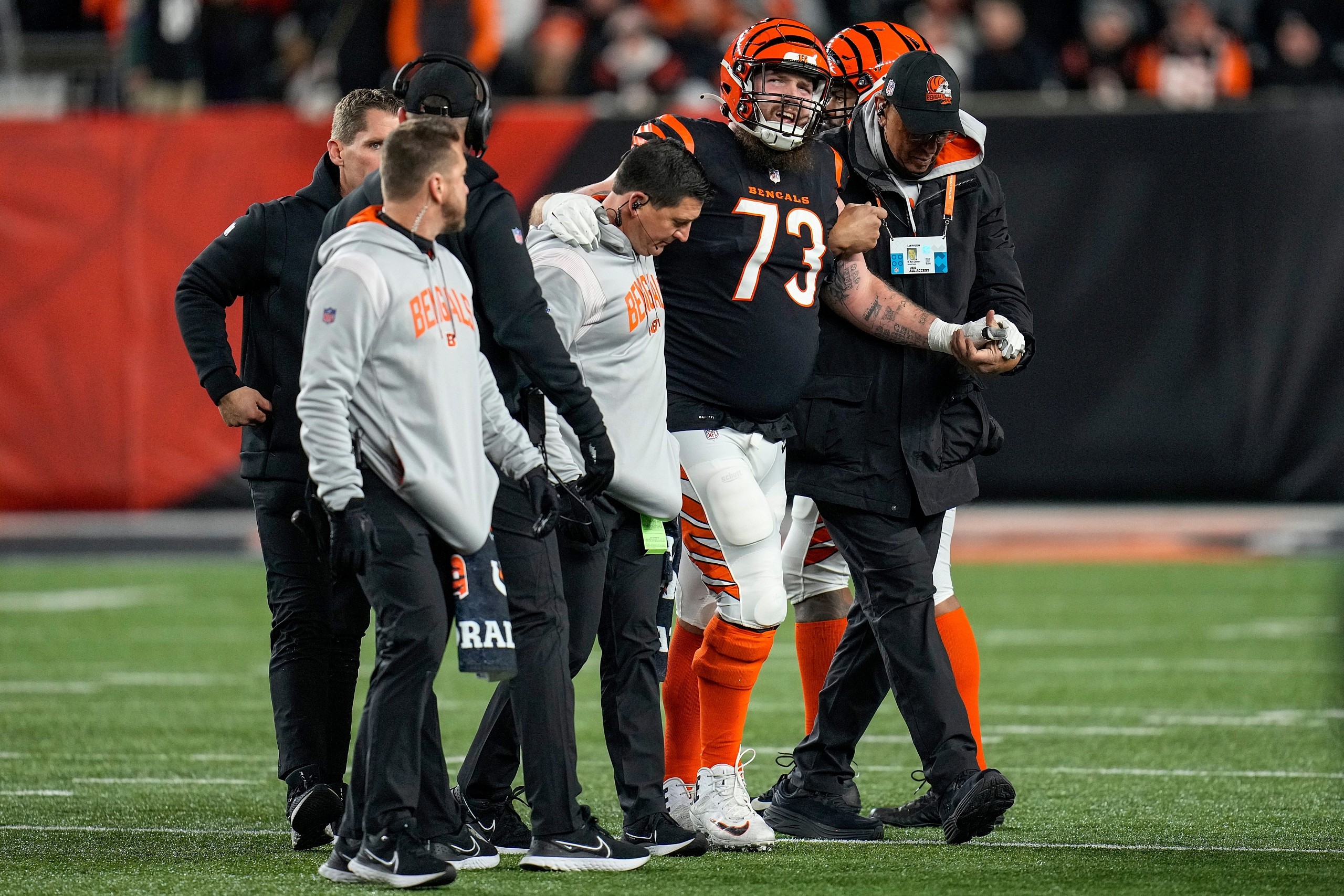 nfl championship sunday injury report: jonah williams, cincinnati bengals