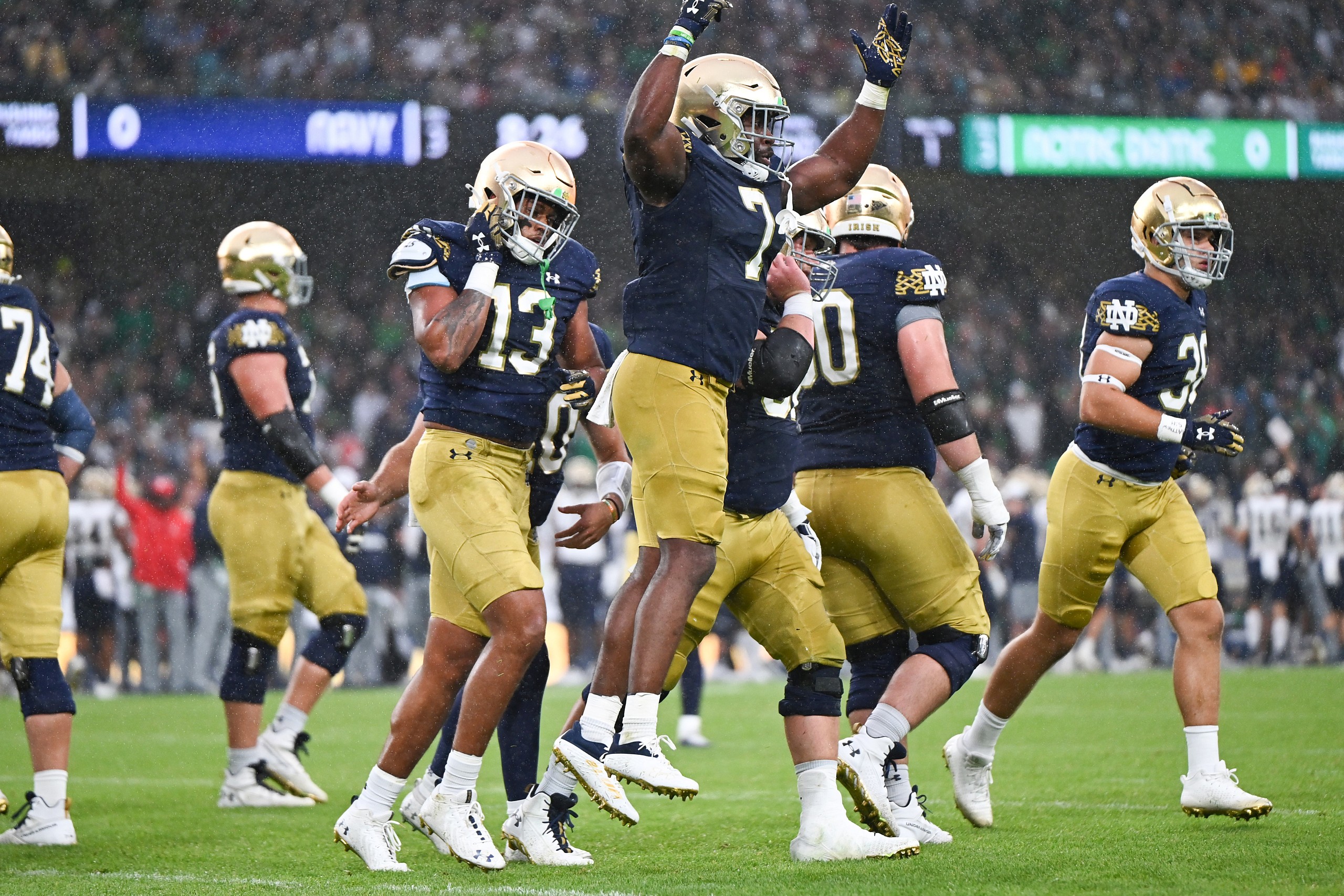 NCAA Football: Navy at Notre Dame