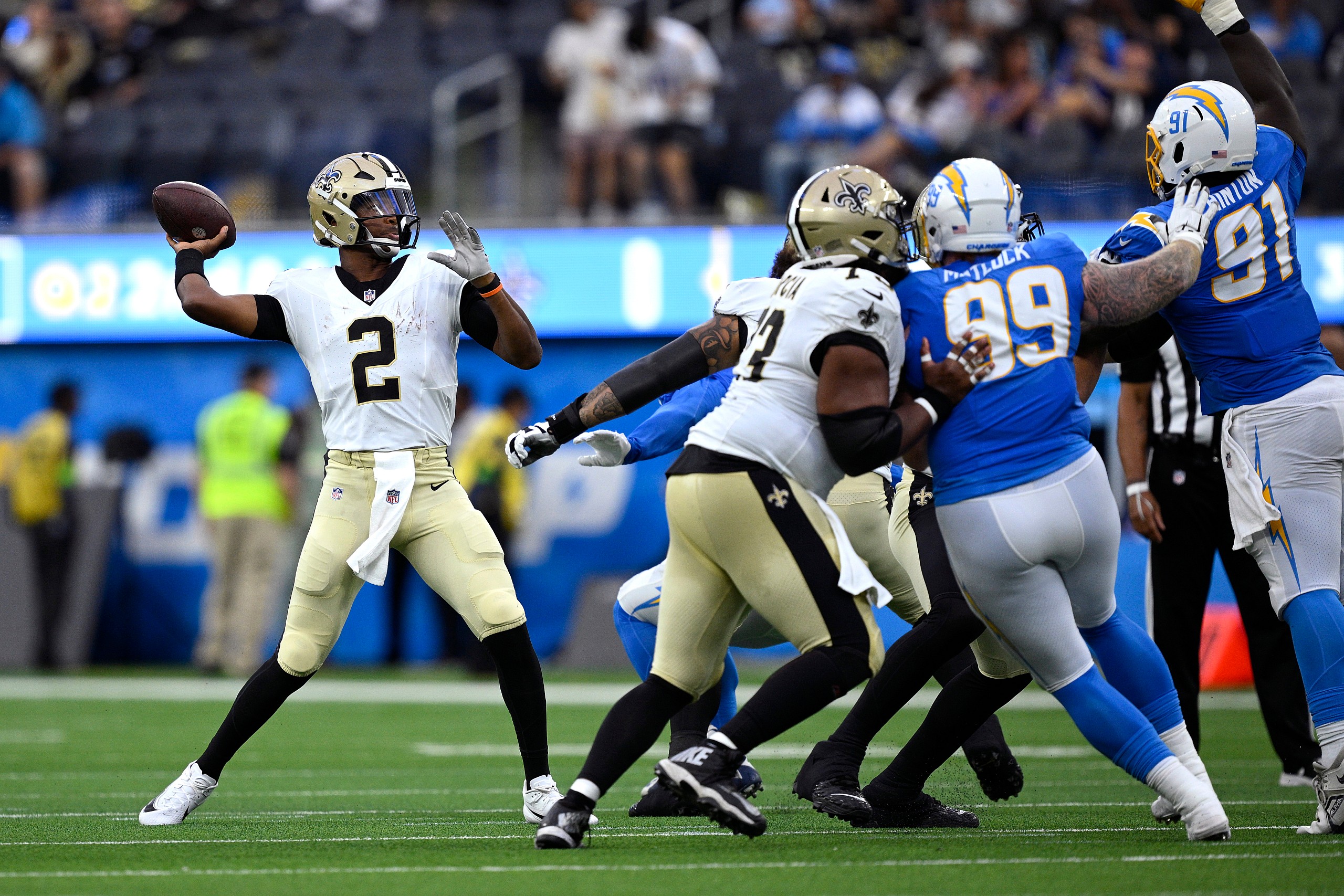 NFL: Preseason-New Orleans Saints at Los Angeles Chargers