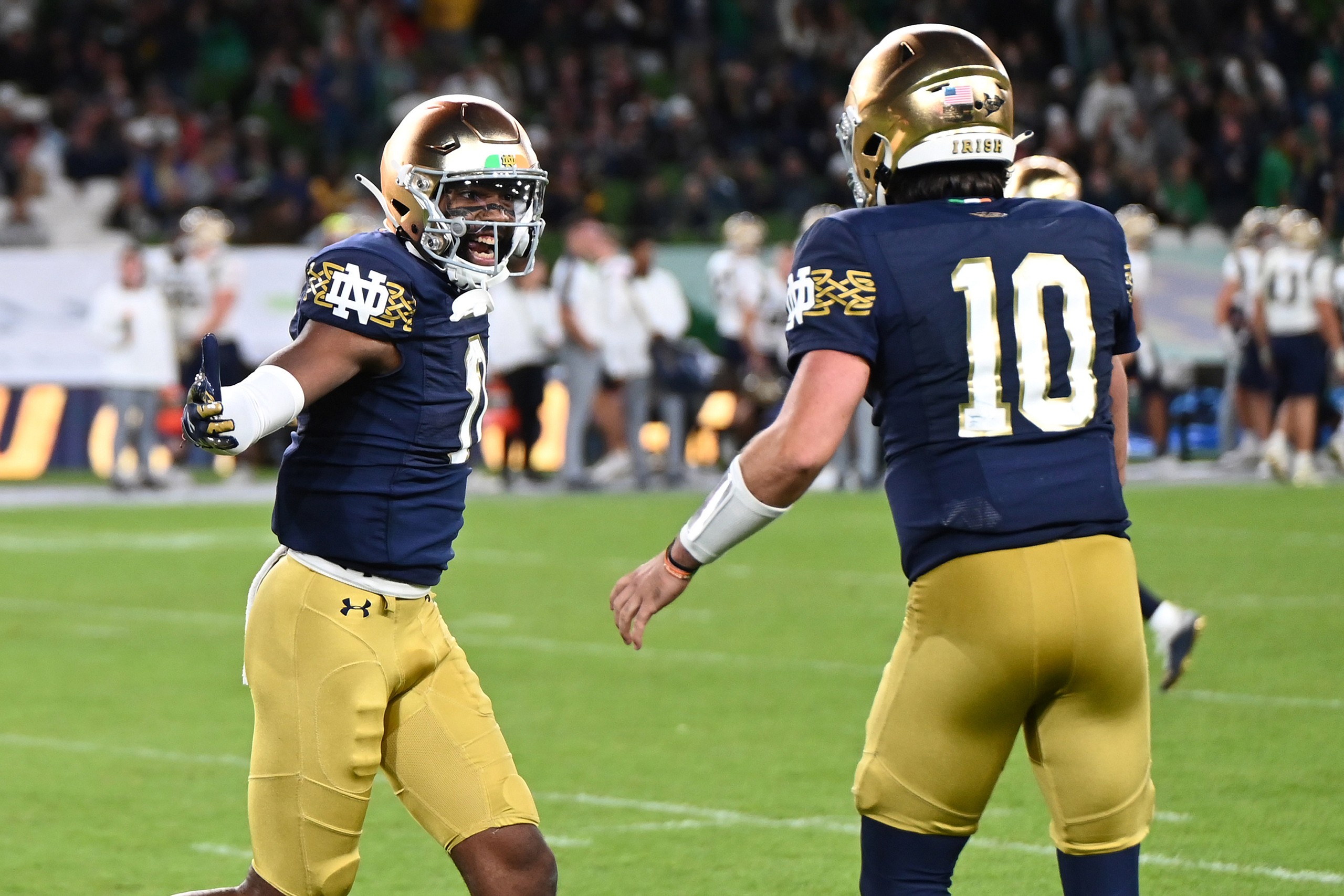 NCAA Football: Navy at Notre Dame