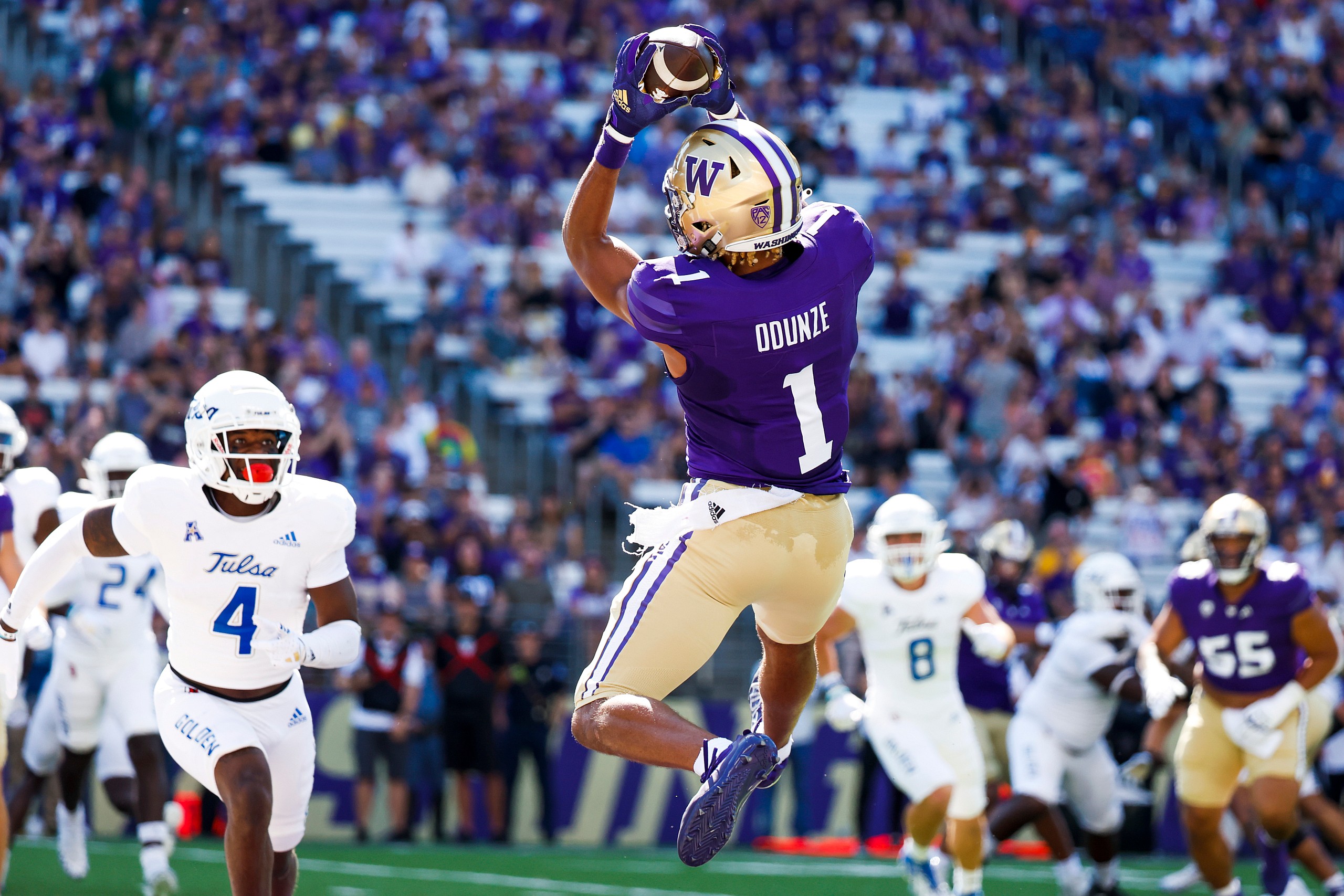 NCAA Football: Tulsa at Washington