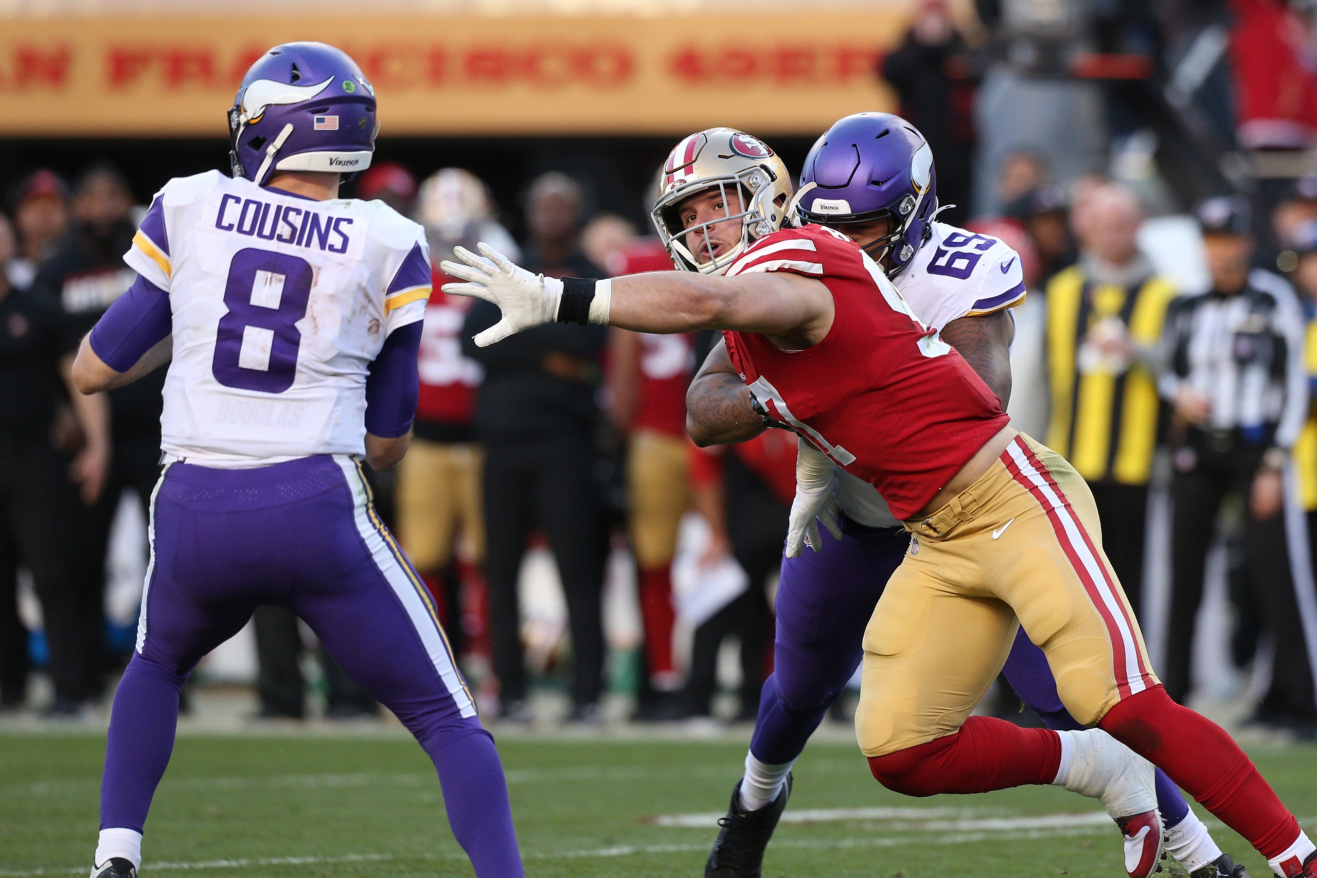 NFL: NFC Divisional Round-Minnesota Vikings at San Francisco 49ers