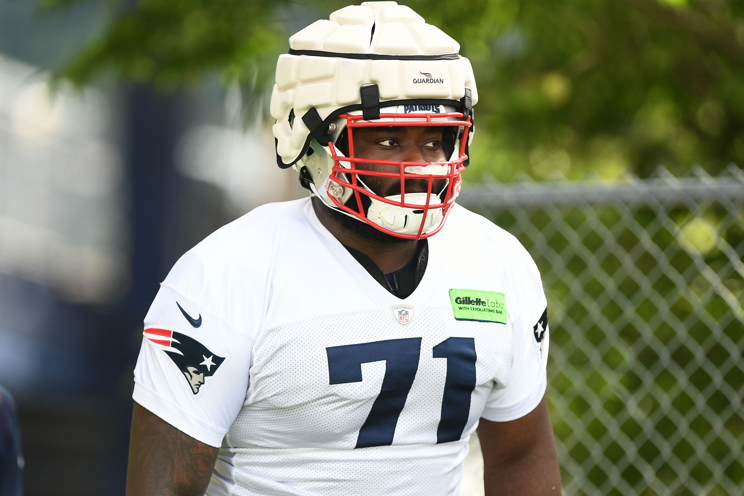 New England Patriots' Michael Onwenu