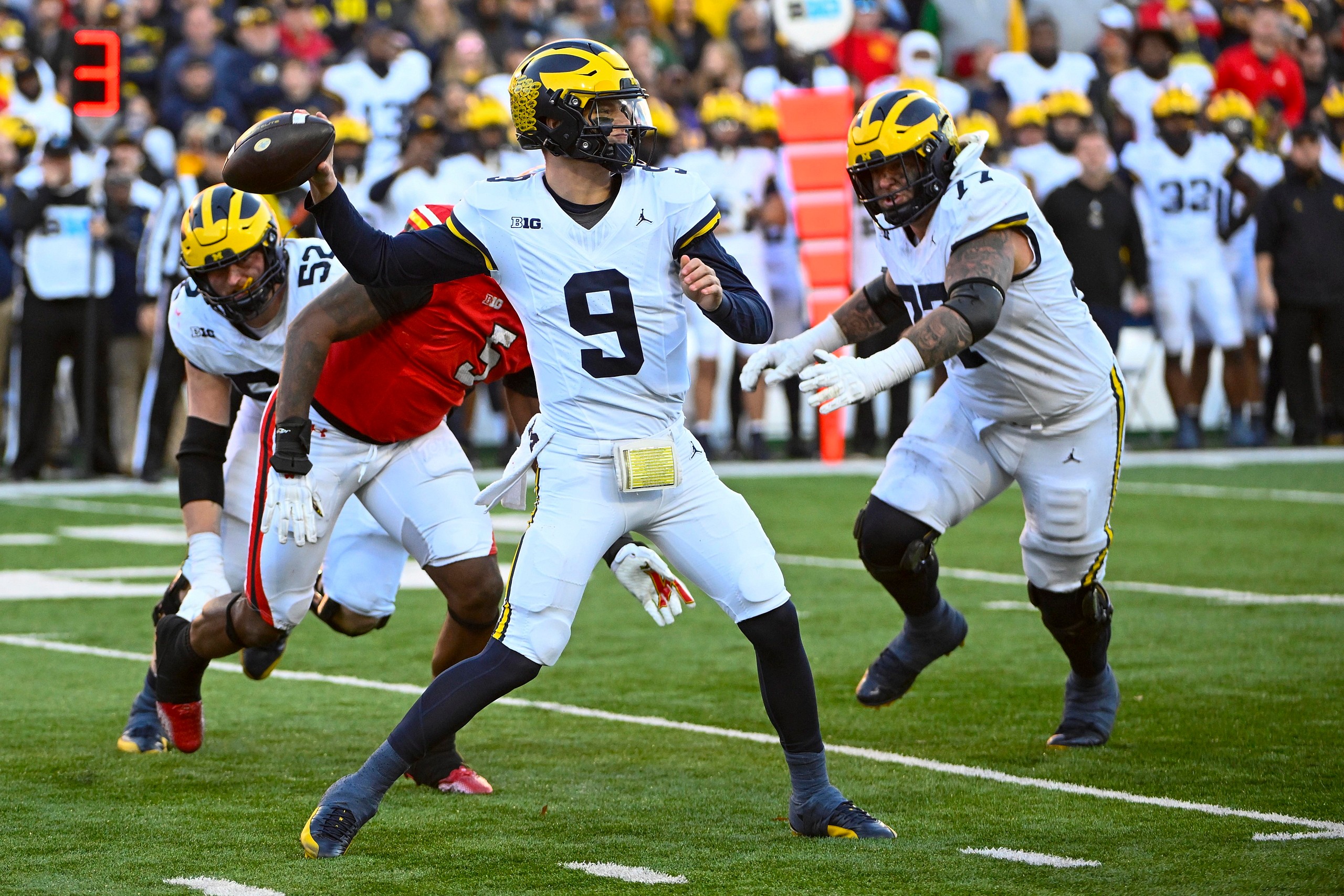 NCAA Football: Michigan at Maryland