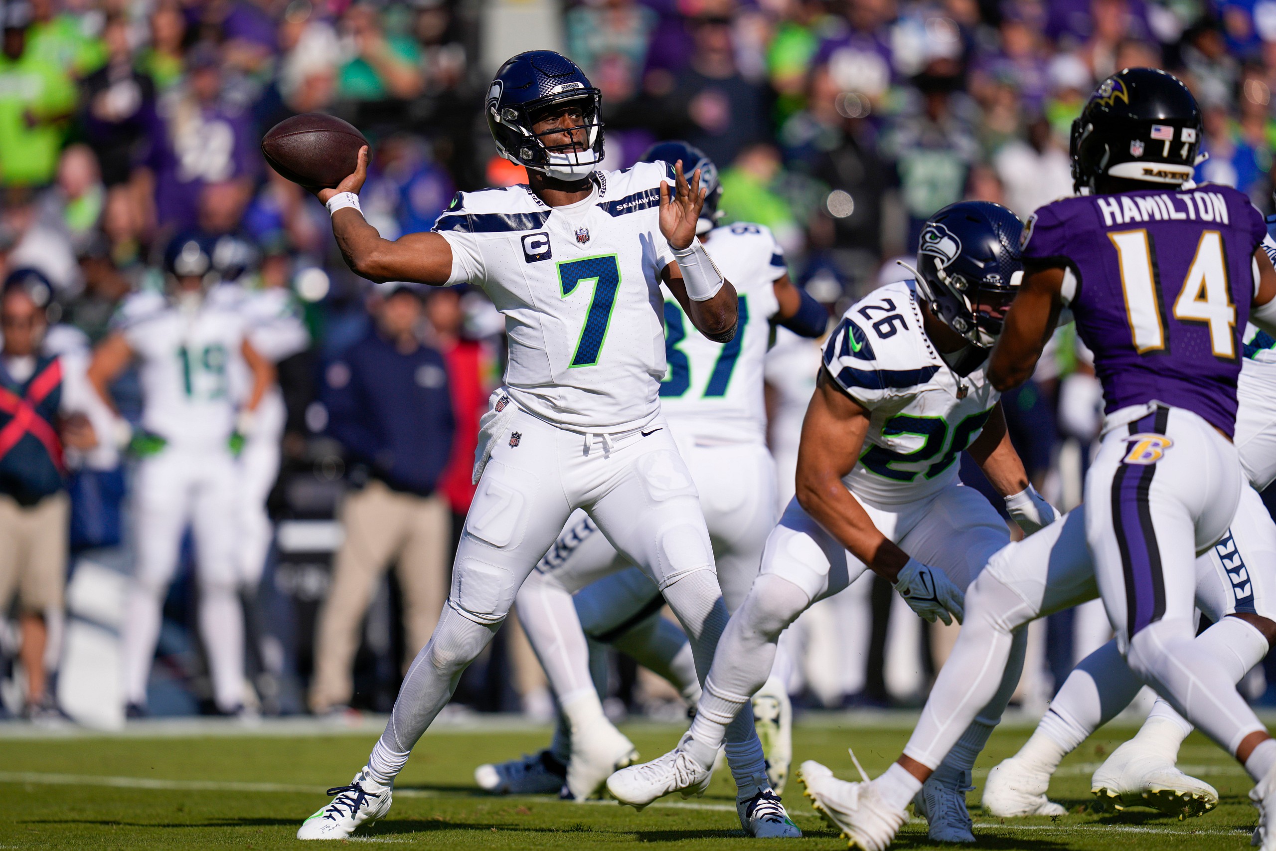 NFL: Seattle Seahawks at Baltimore Ravens