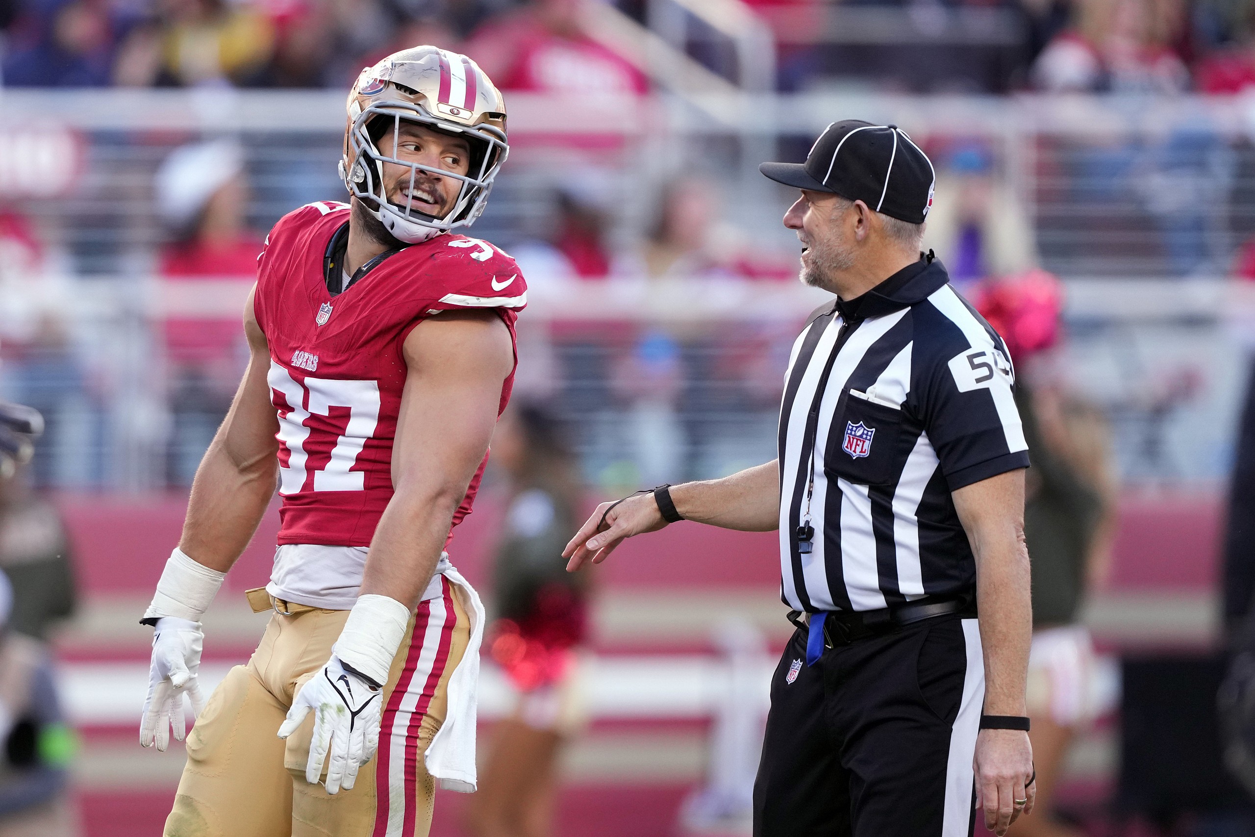 best nfl defensive players: nick bosa