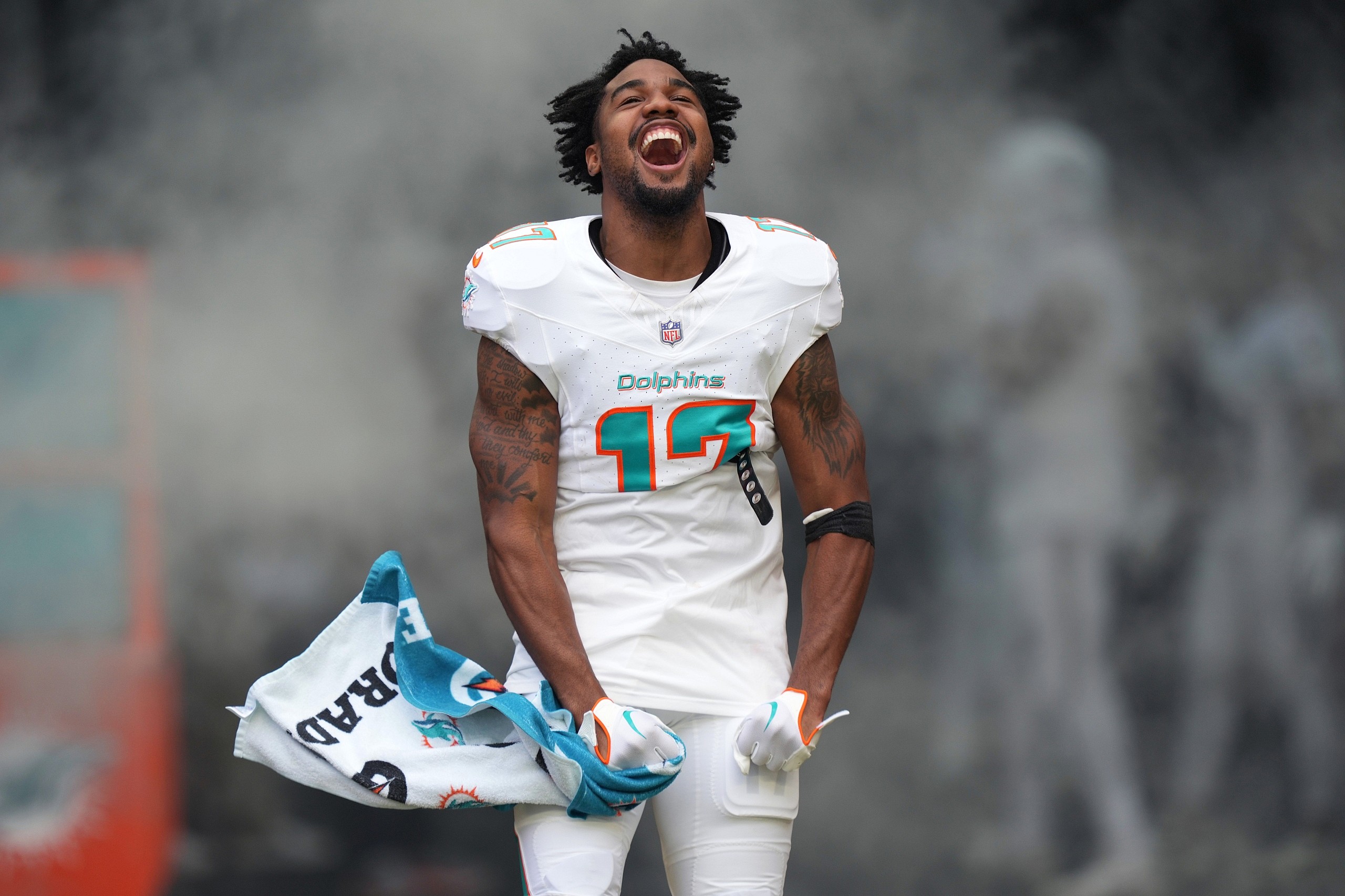 Miami Dolphins' Jaylen Waddle