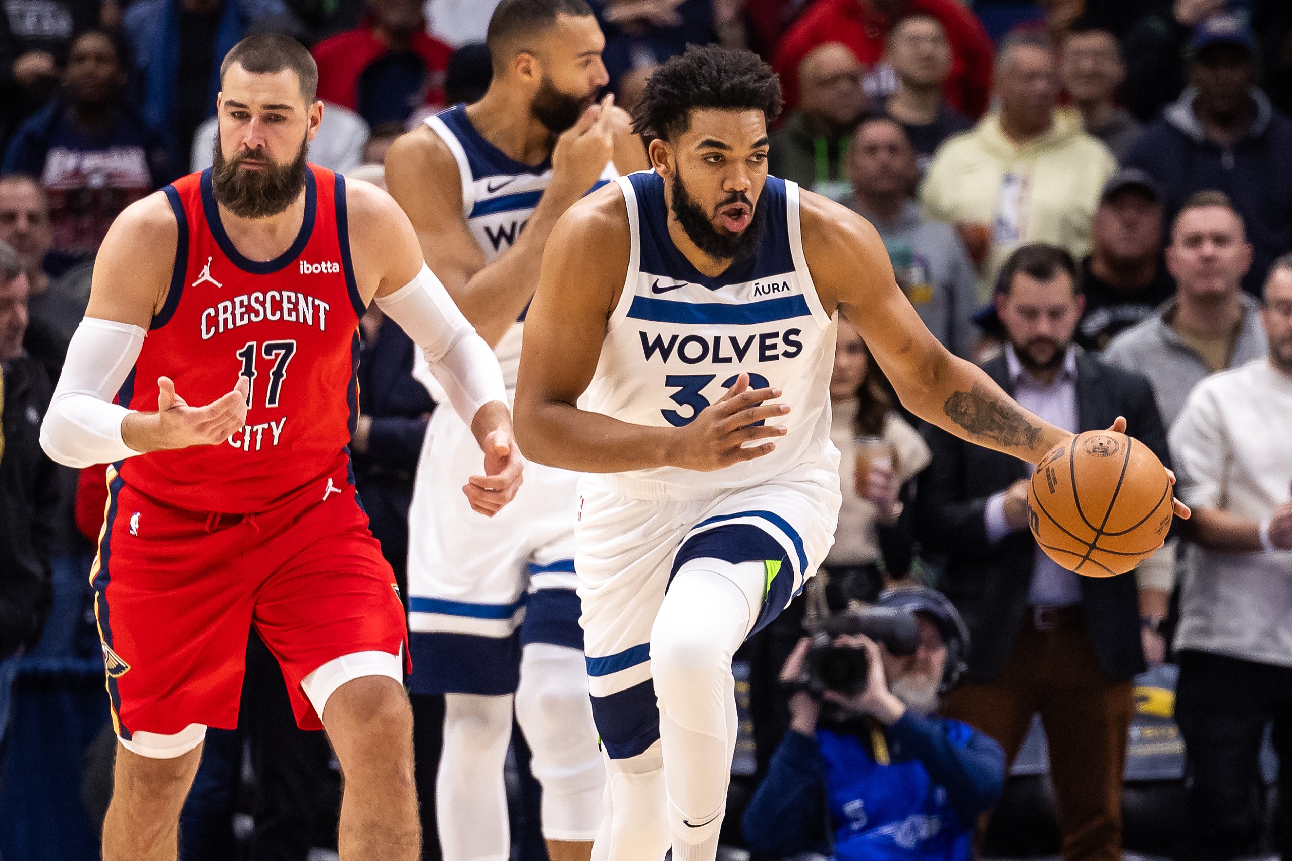 NBA: Minnesota Timberwolves at New Orleans Pelicans