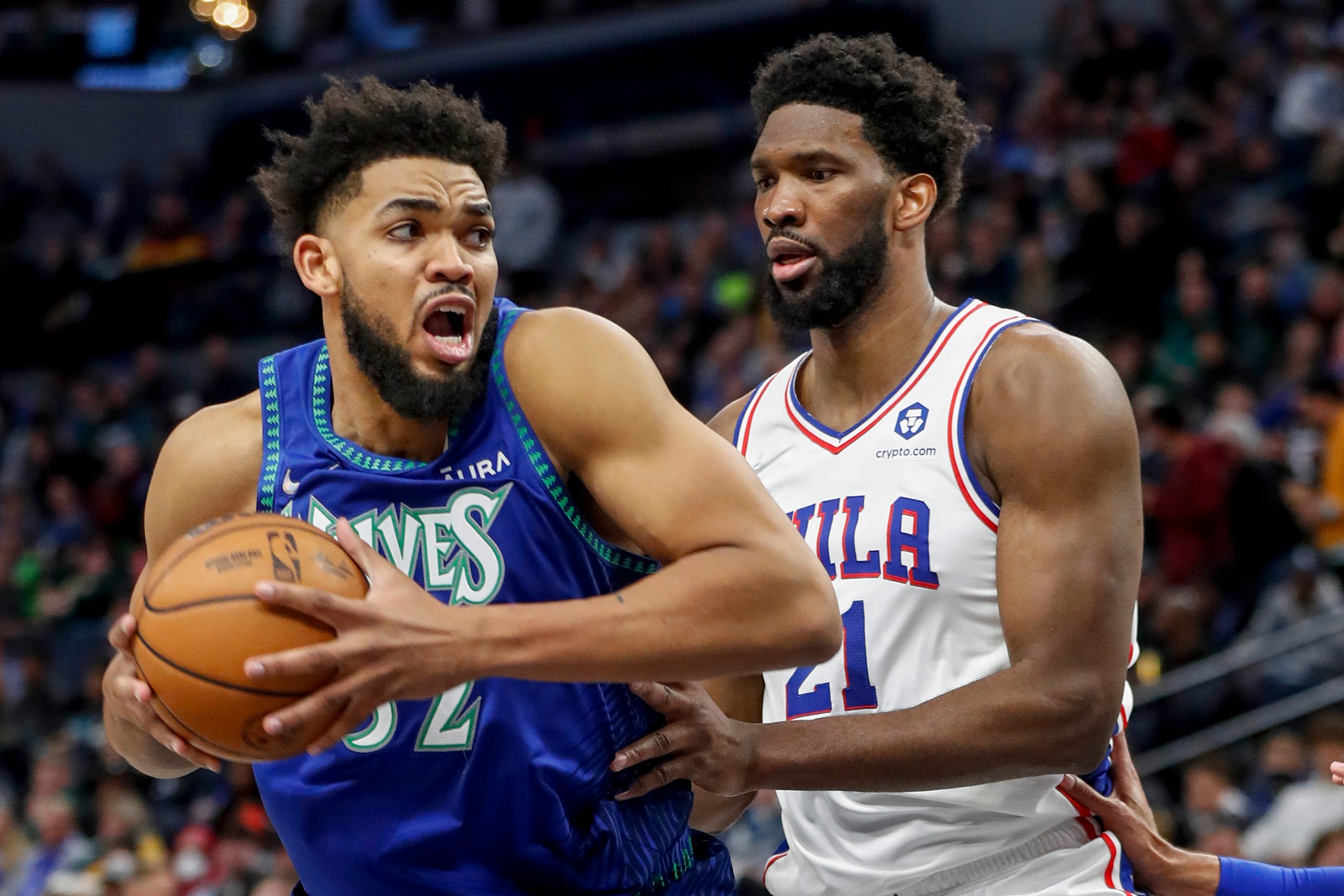 NBA: Philadelphia 76ers at Minnesota Timberwolves