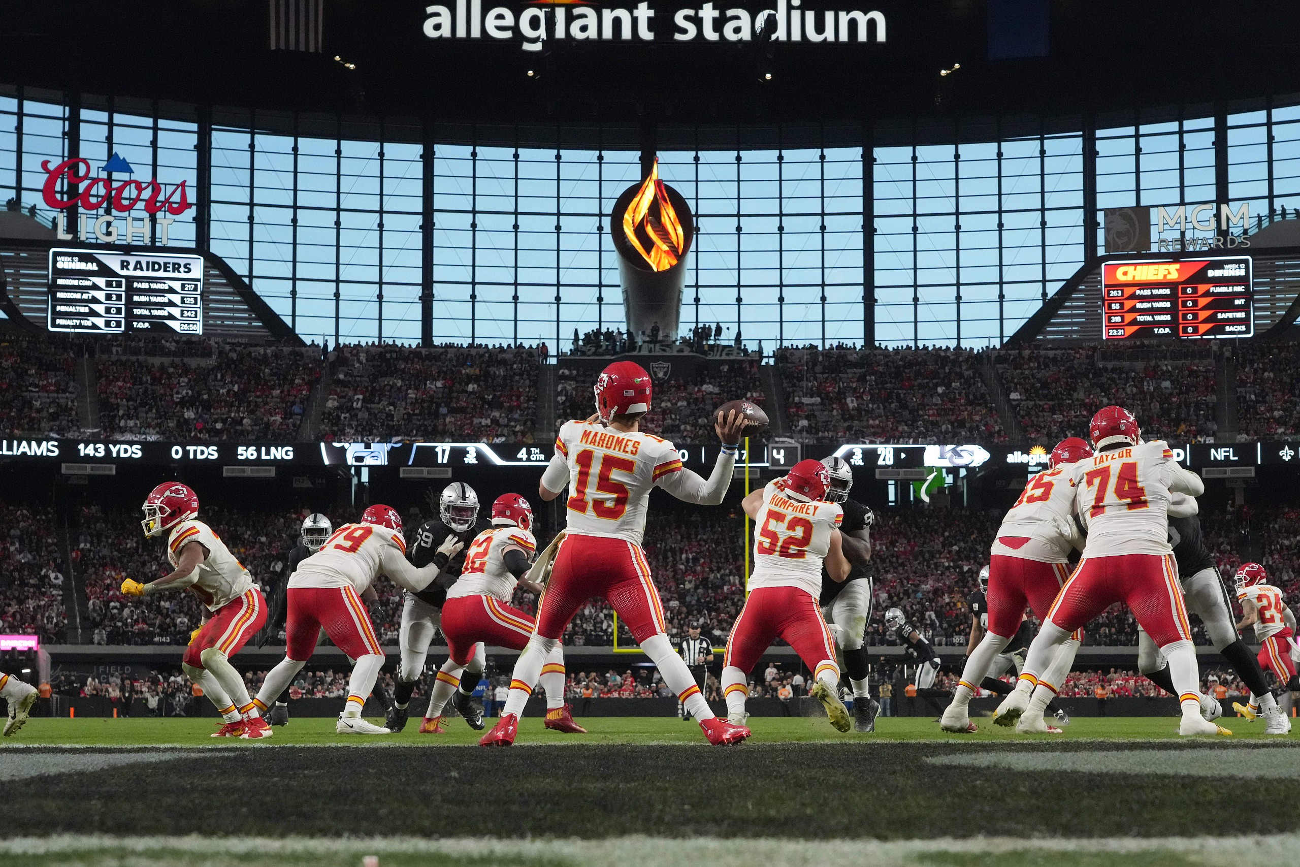 NFL: Kansas City Chiefs at Las Vegas Raiders