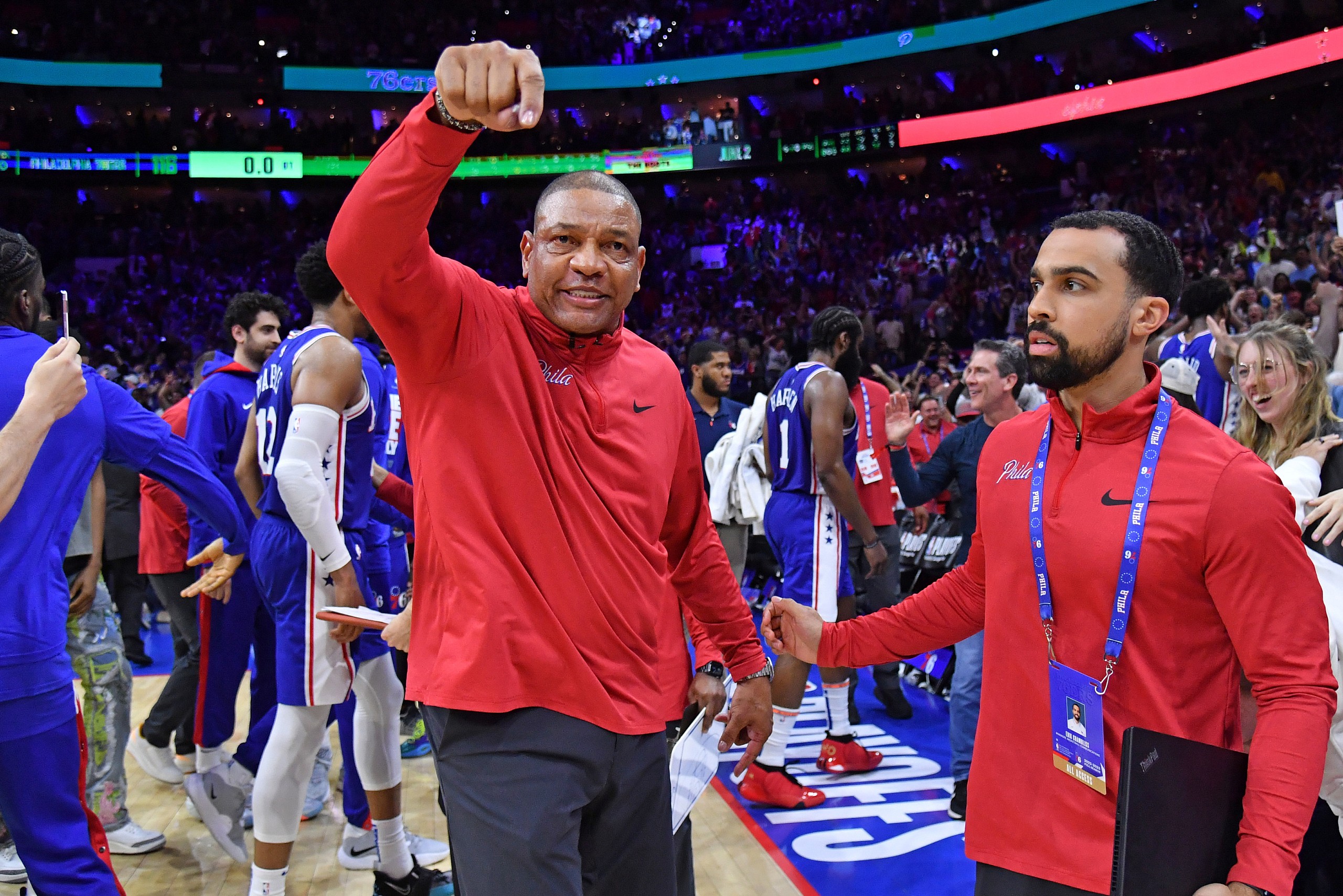 NBA: Playoffs-Boston Celtics at Philadelphia 76ers