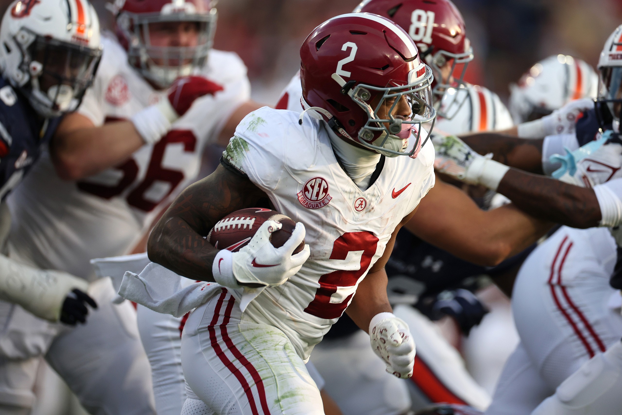 NCAA Football: Alabama at Auburn