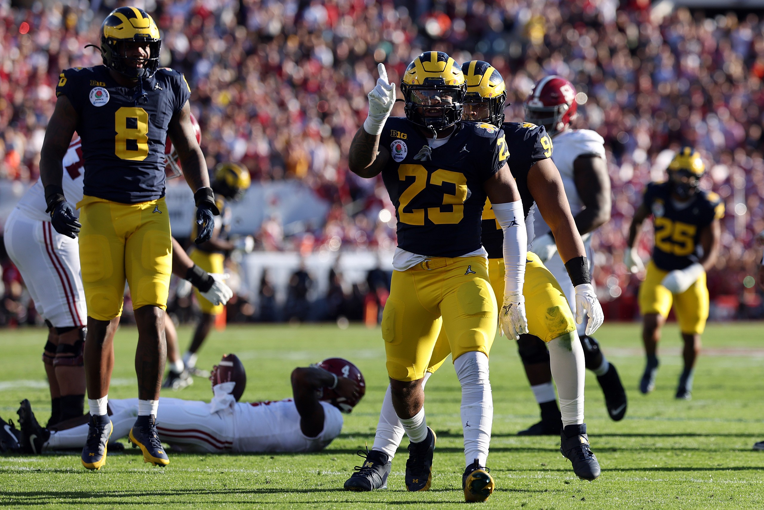 NCAA Football: Rose Bowl-Alabama at Michigan