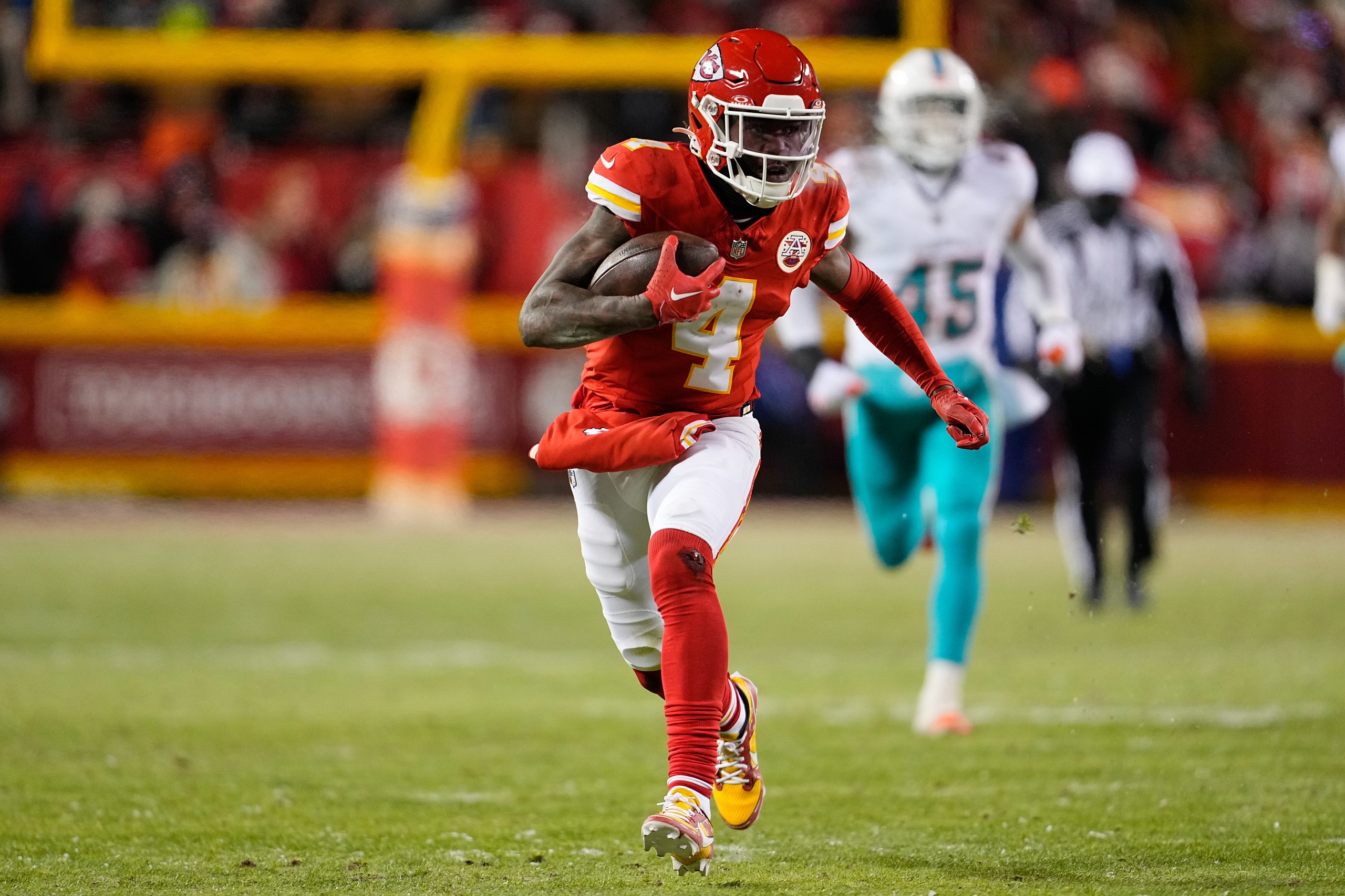 nfl playoffs winners and losers: rashee rice, kansas city chiefs