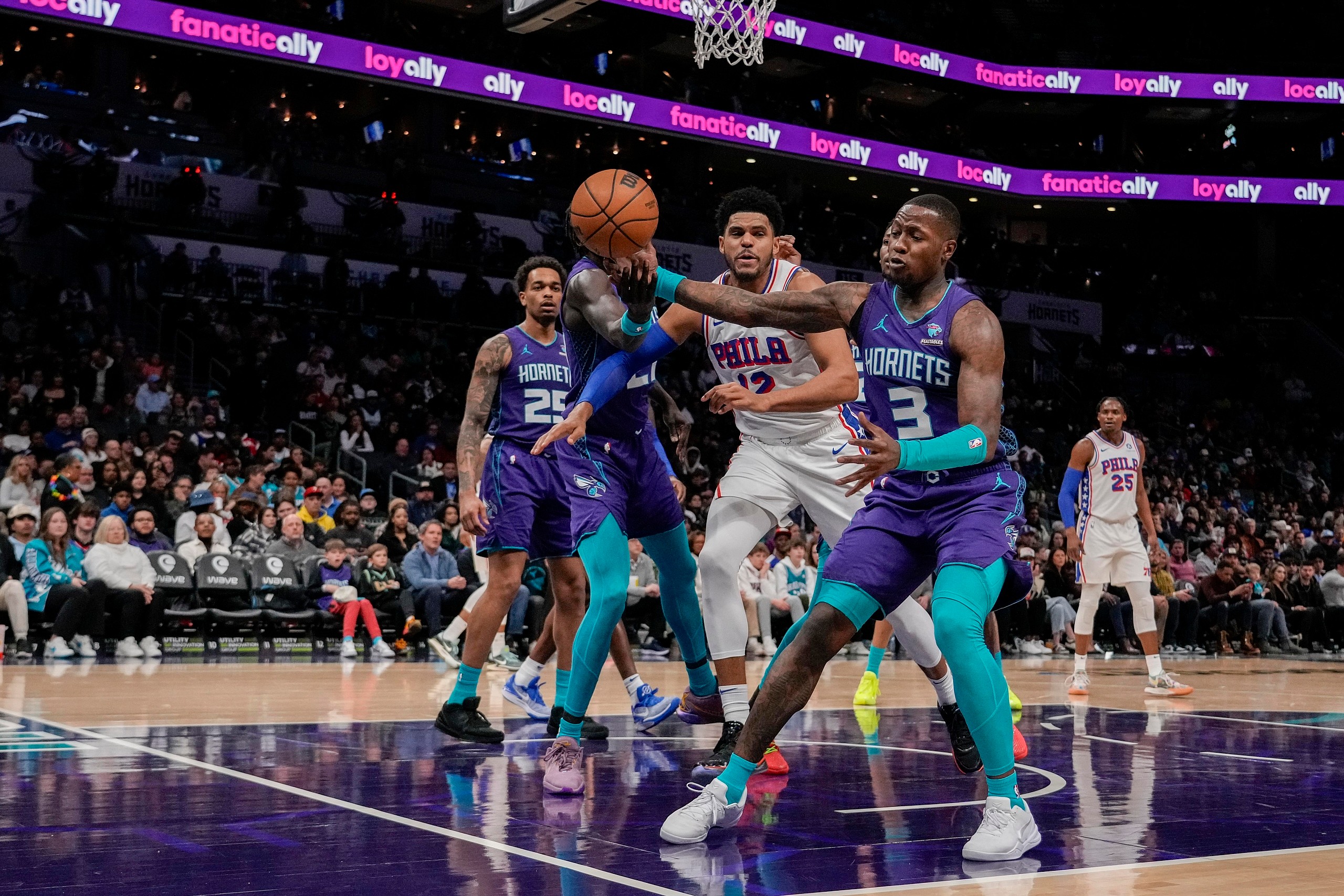 NBA: Philadelphia 76ers at Charlotte Hornets