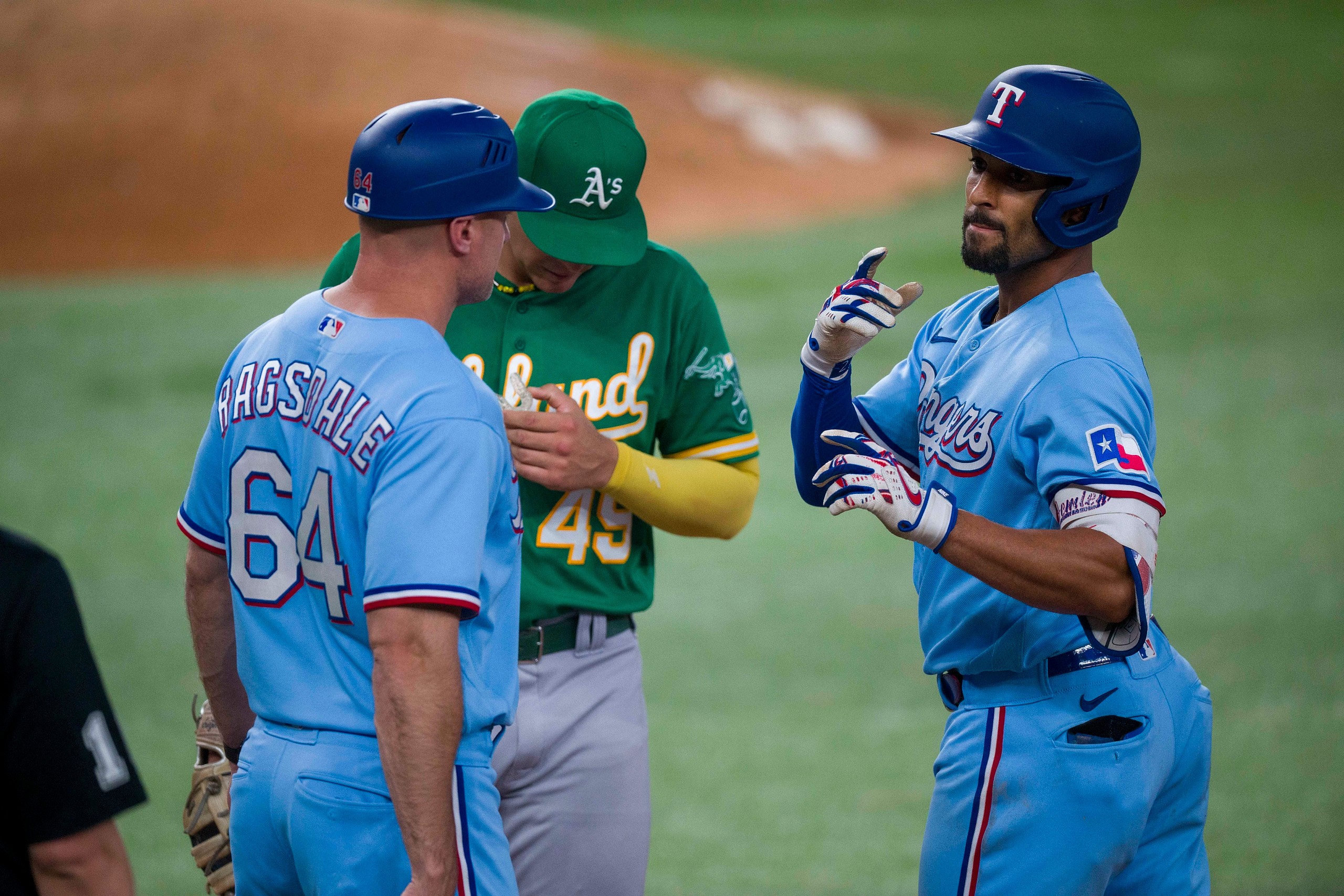 Oakland Athletics, Texas Rangers