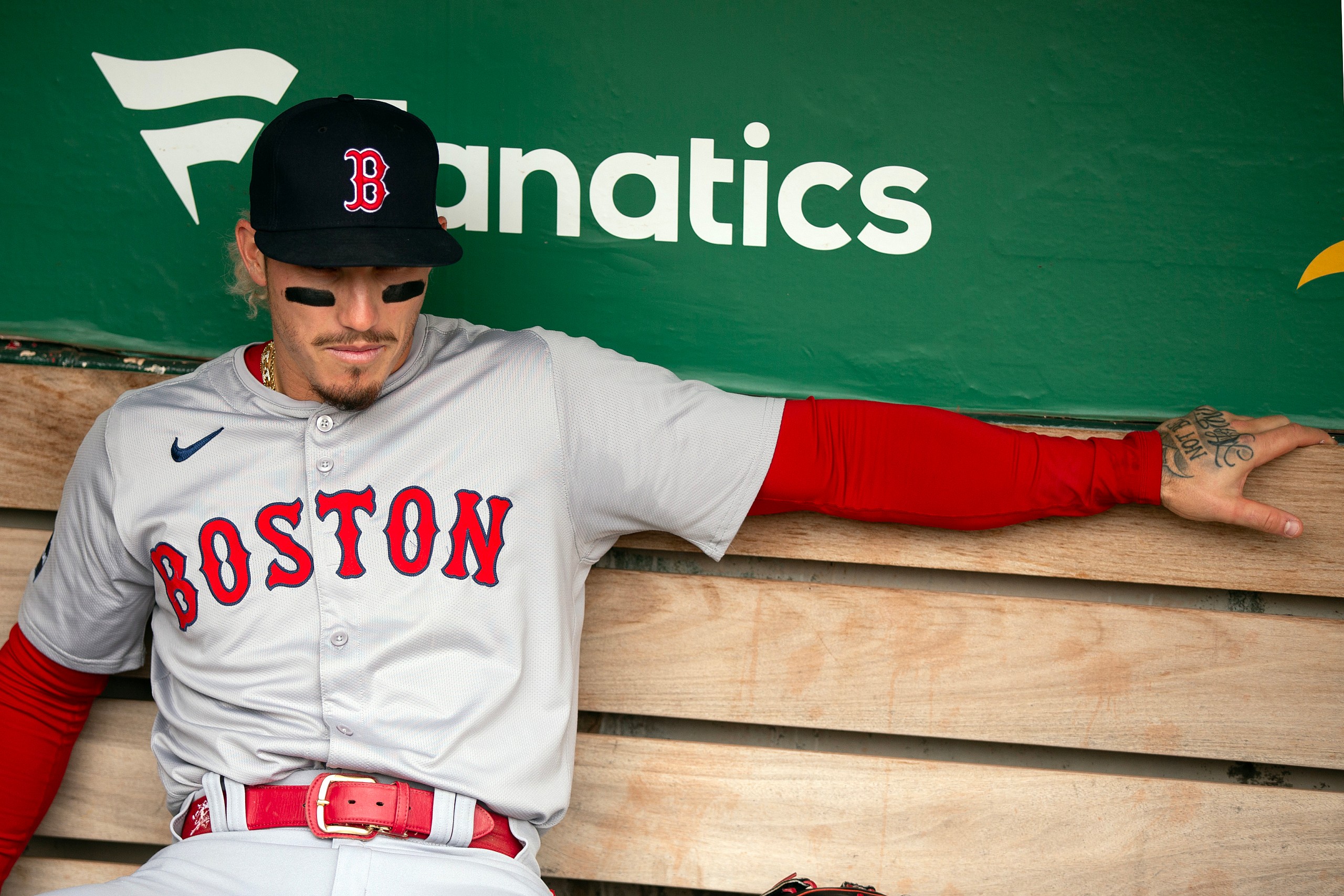 Boston Red Sox Jarren Duran against the Oakland Athletics