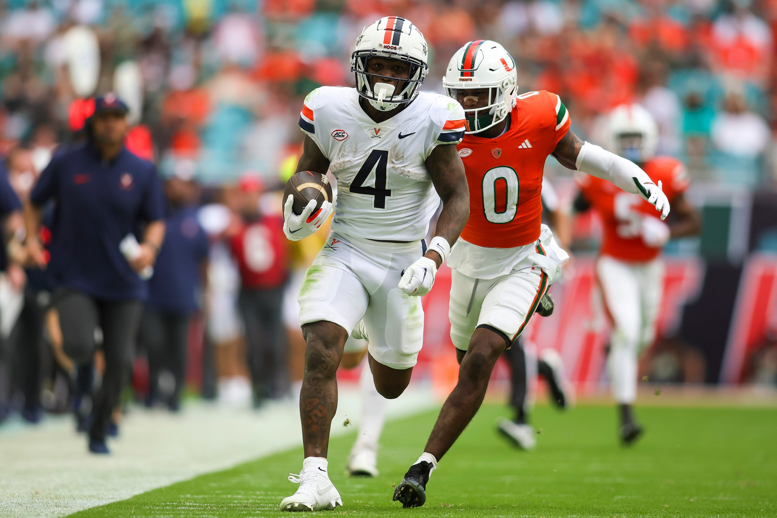NCAA Football: Virginia at Miami