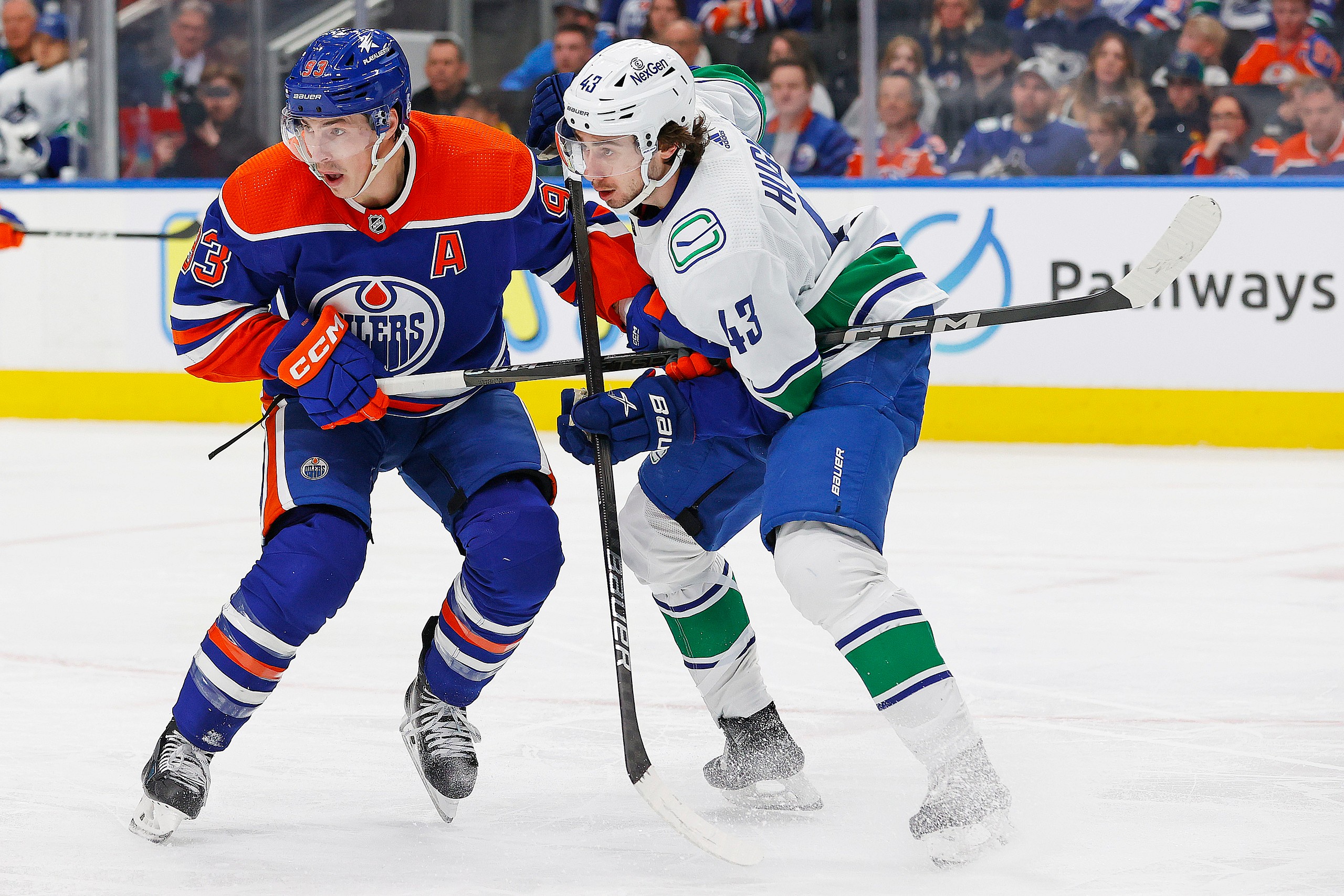 NHL: Vancouver Canucks at Edmonton Oilers