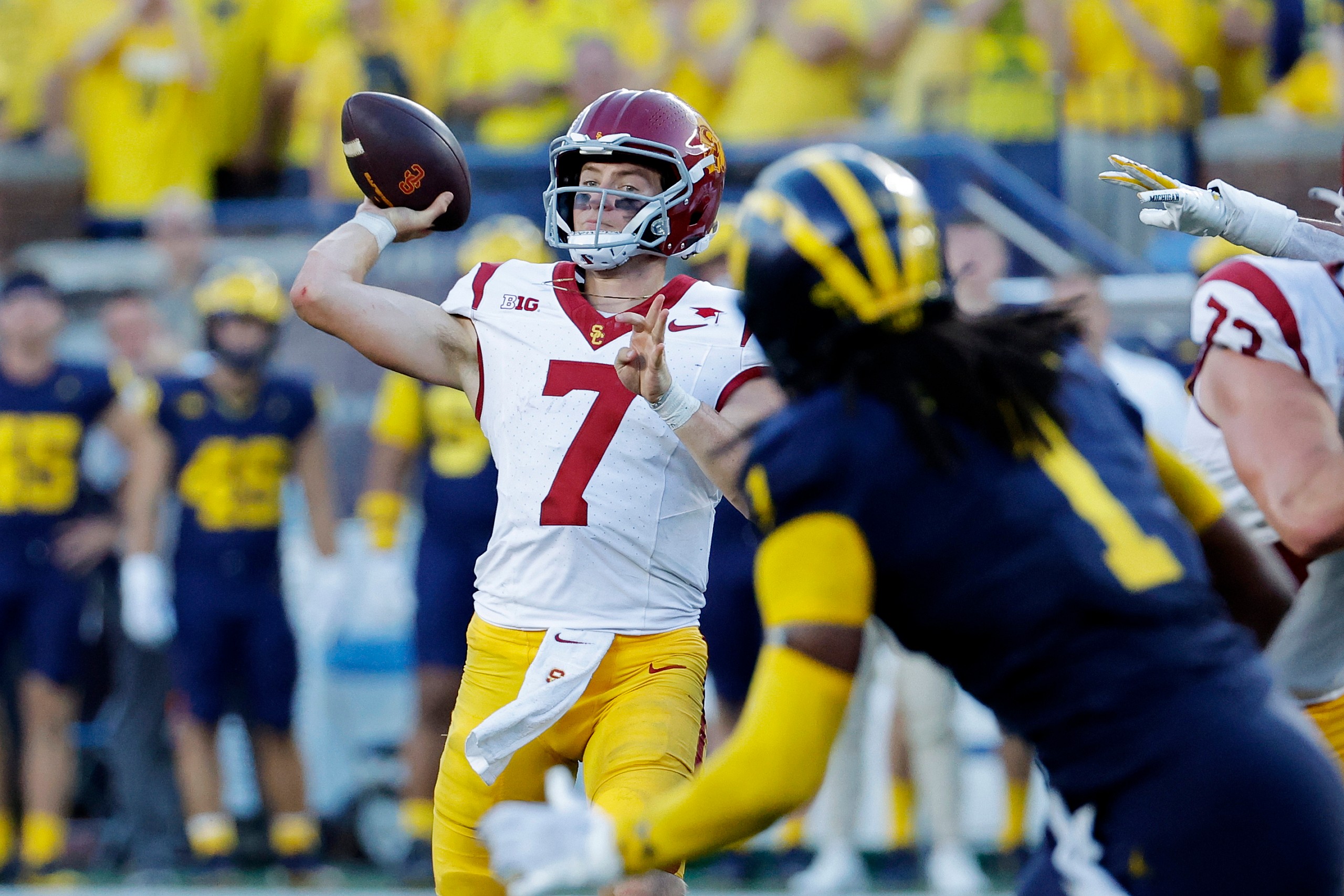 NCAA Football: Southern California at Michigan