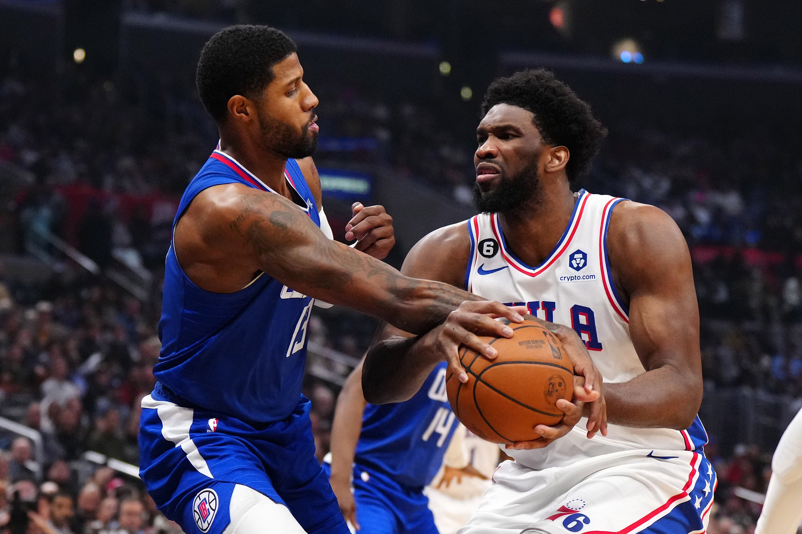 Joel Embiid, Paul George, Philadelphia 76ers