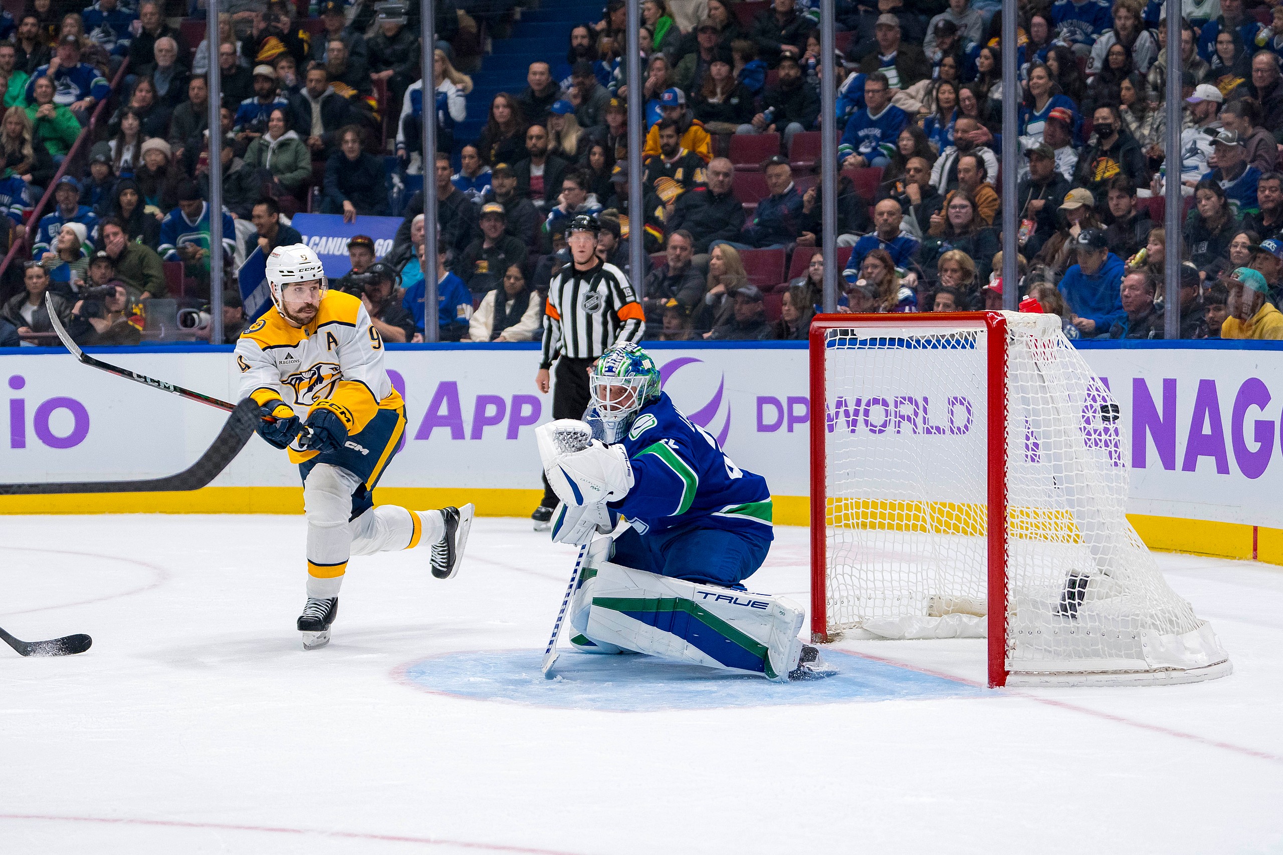 NHL: Nashville Predators at Vancouver Canucks