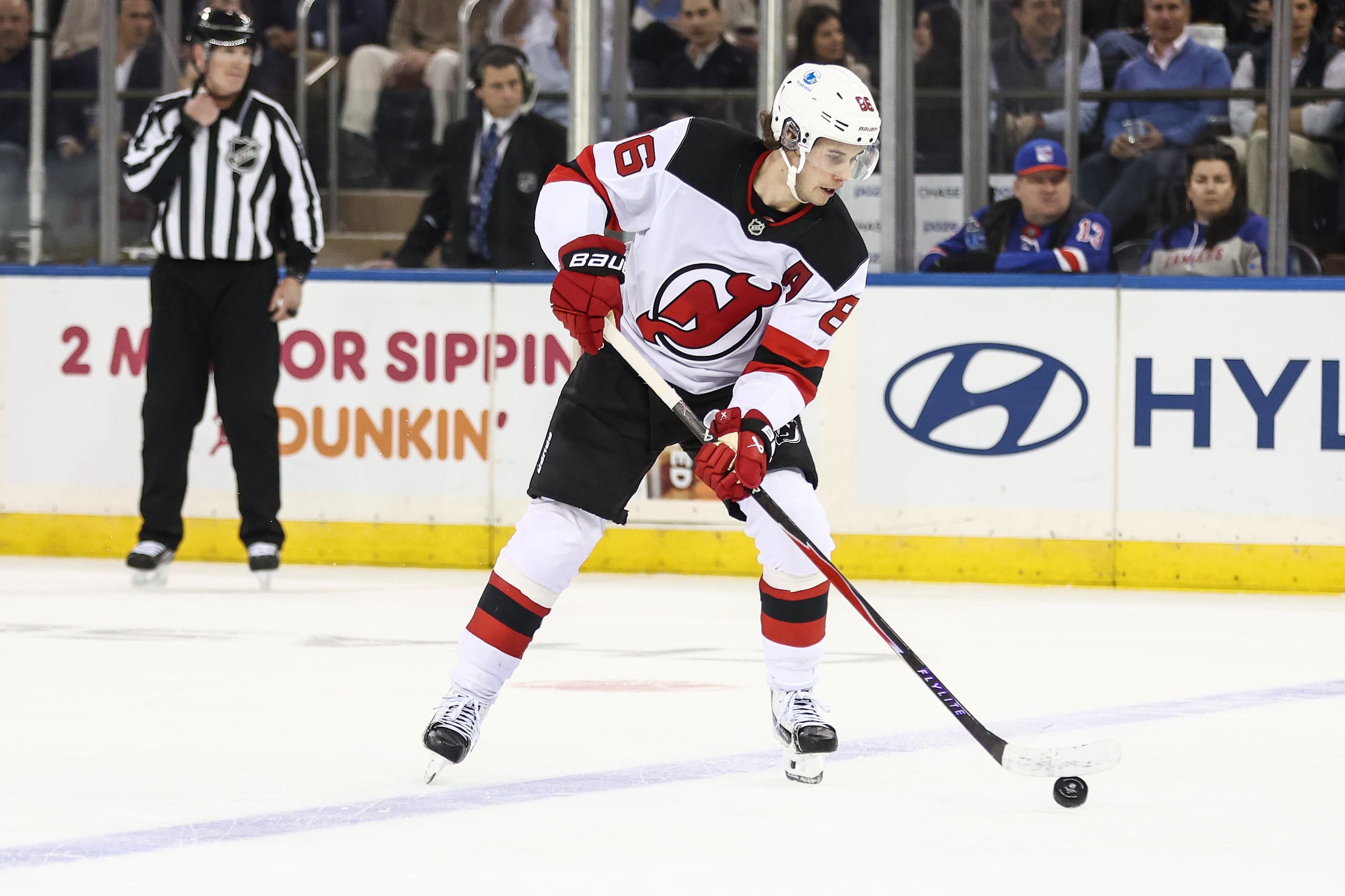 NHL: New Jersey Devils at New York Rangers