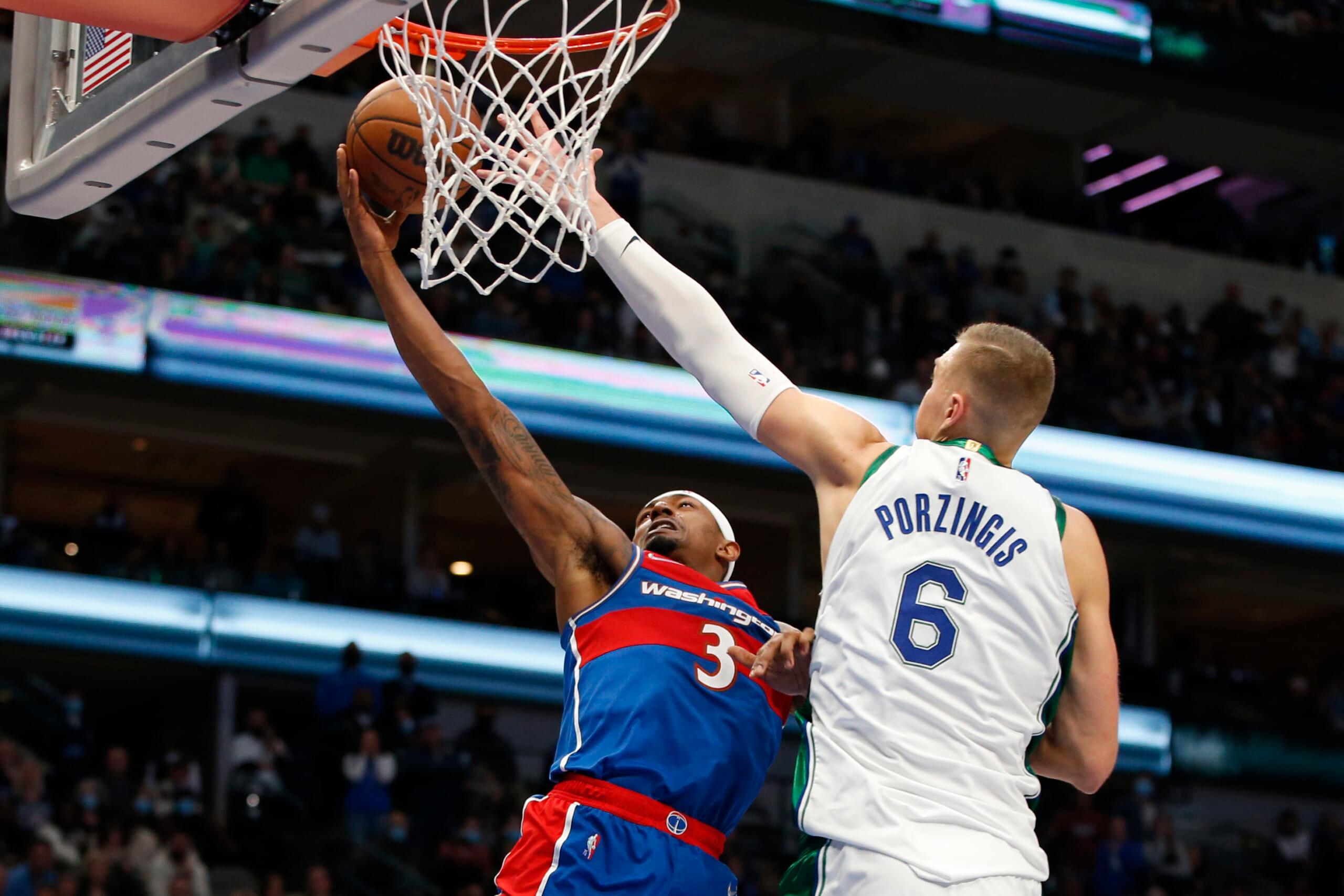 washington wizards' kristaps porzingis, bradley beal