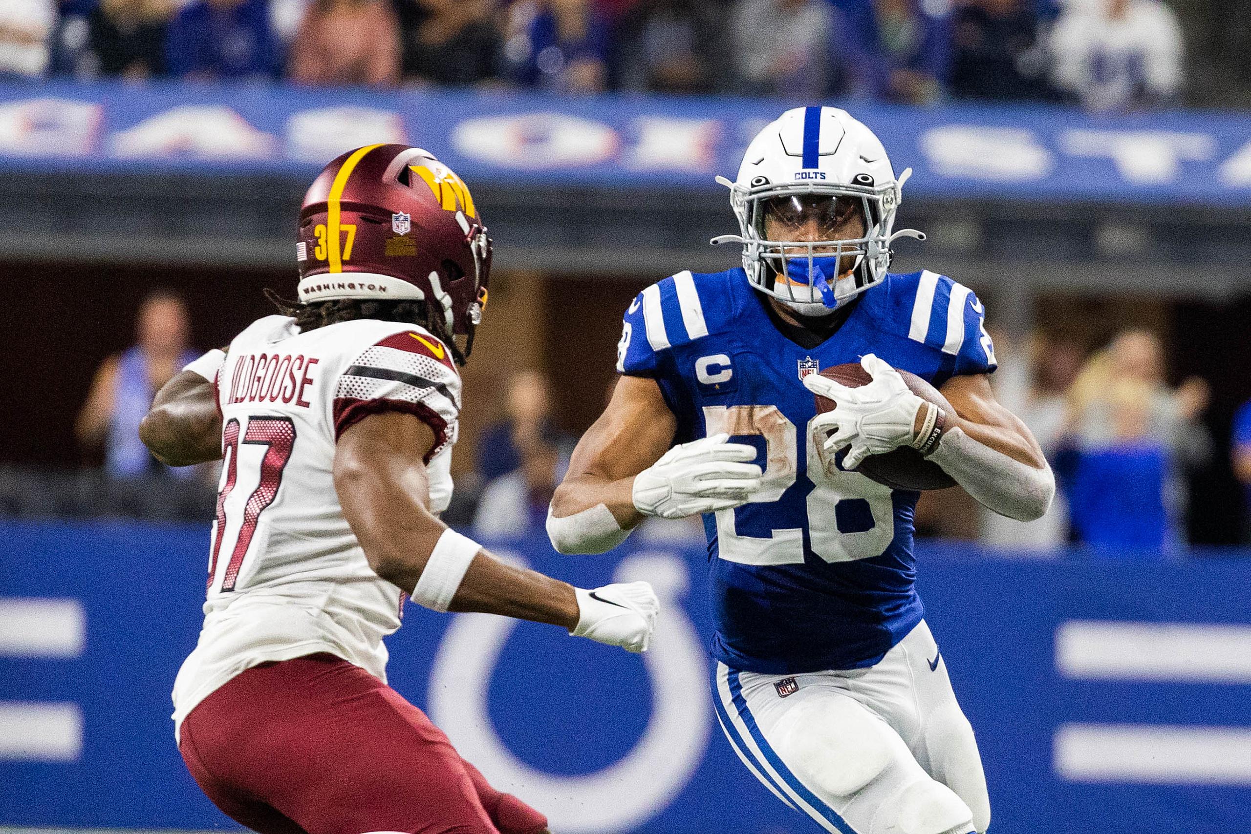 Indianapolis Colts running back Jonathan Taylor