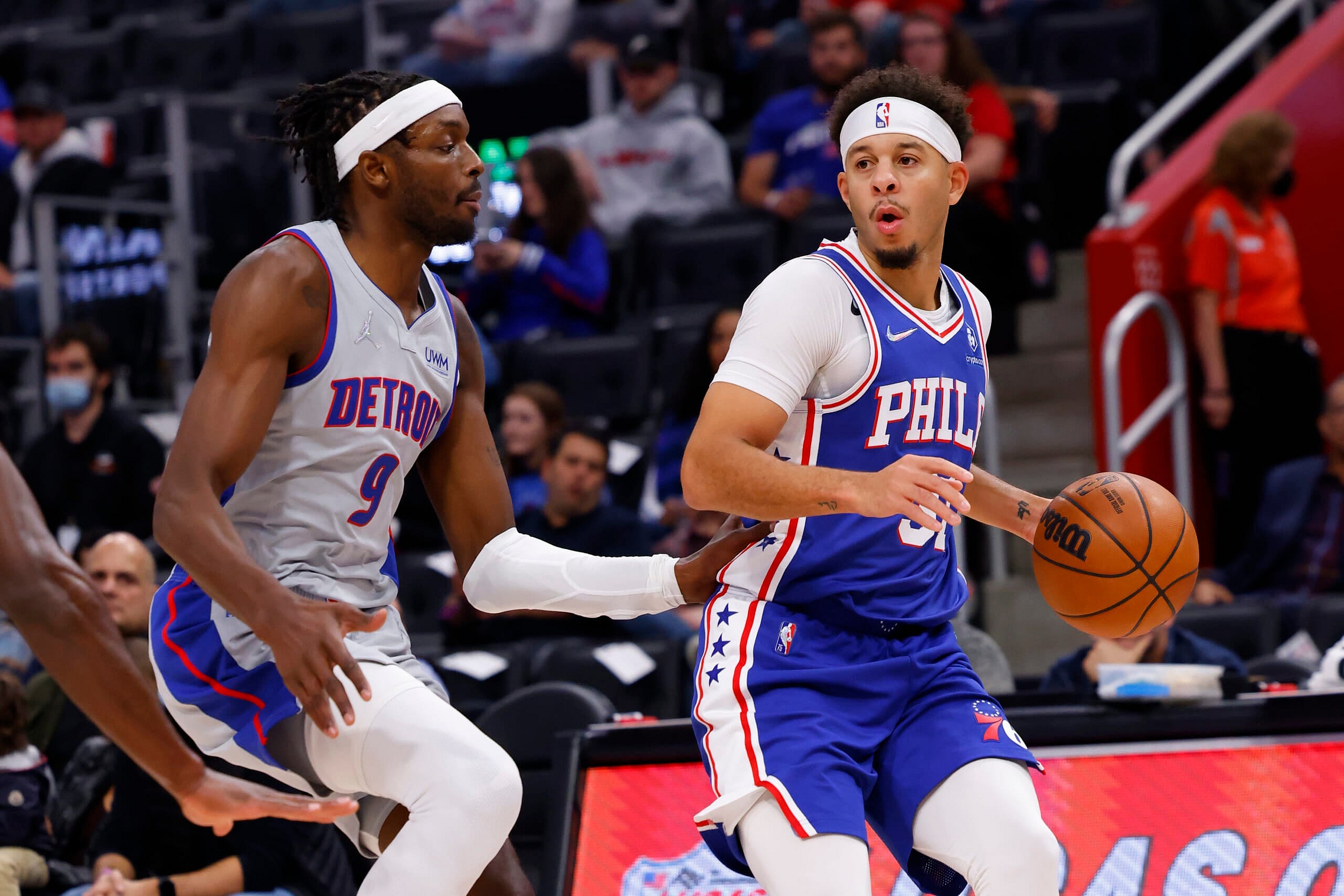 NBA: Philadelphia 76ers at Detroit Pistons