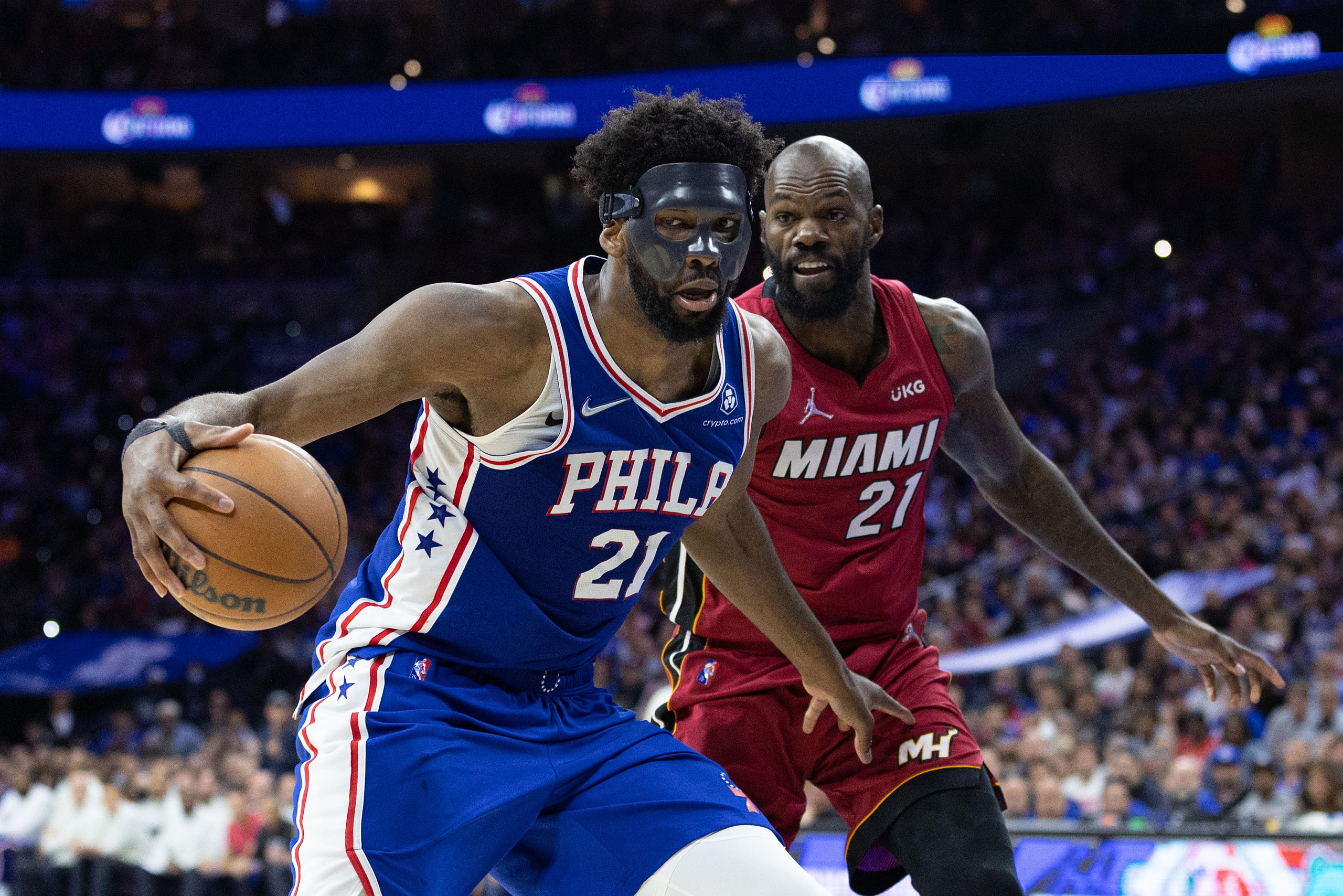 NBA: Playoffs-Miami Heat at Philadelphia 76ers