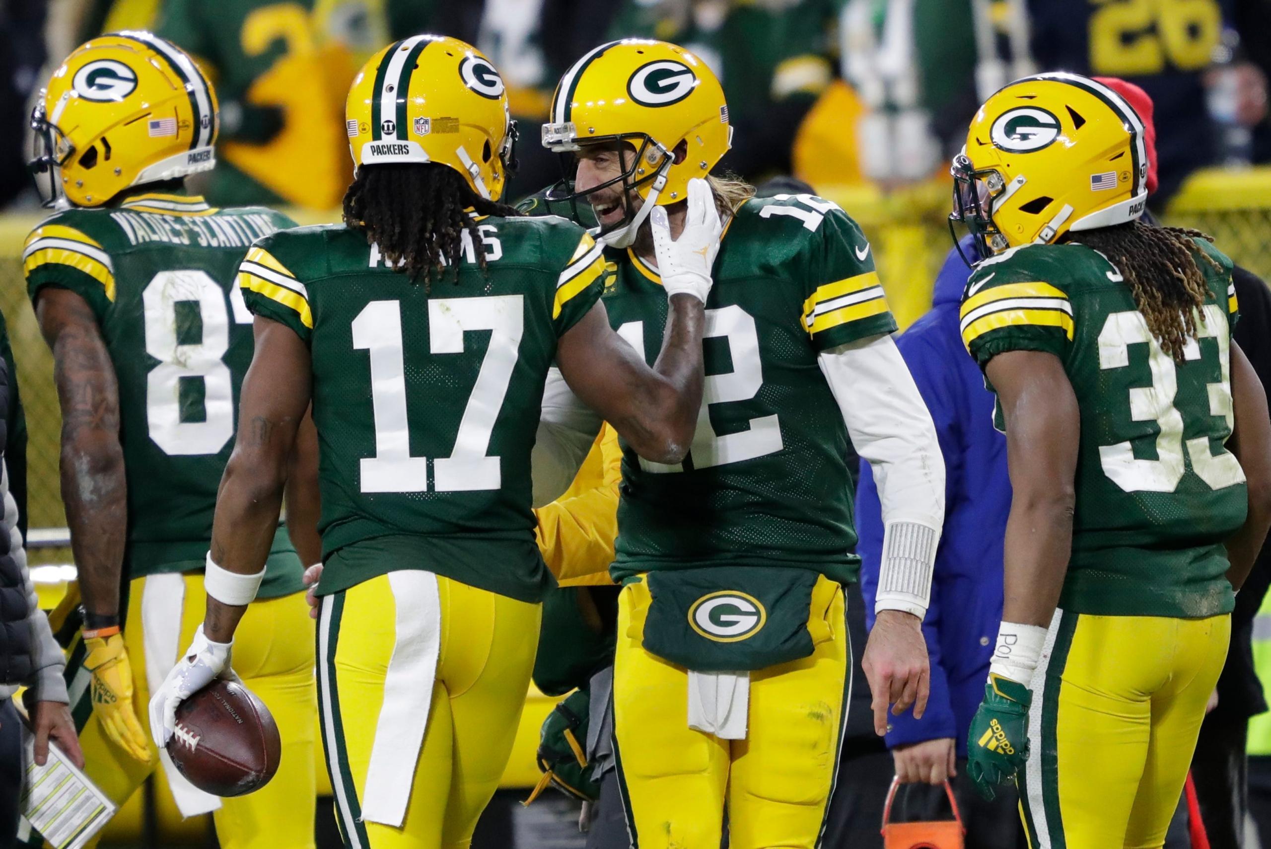 aaron rodgers, davante adams
