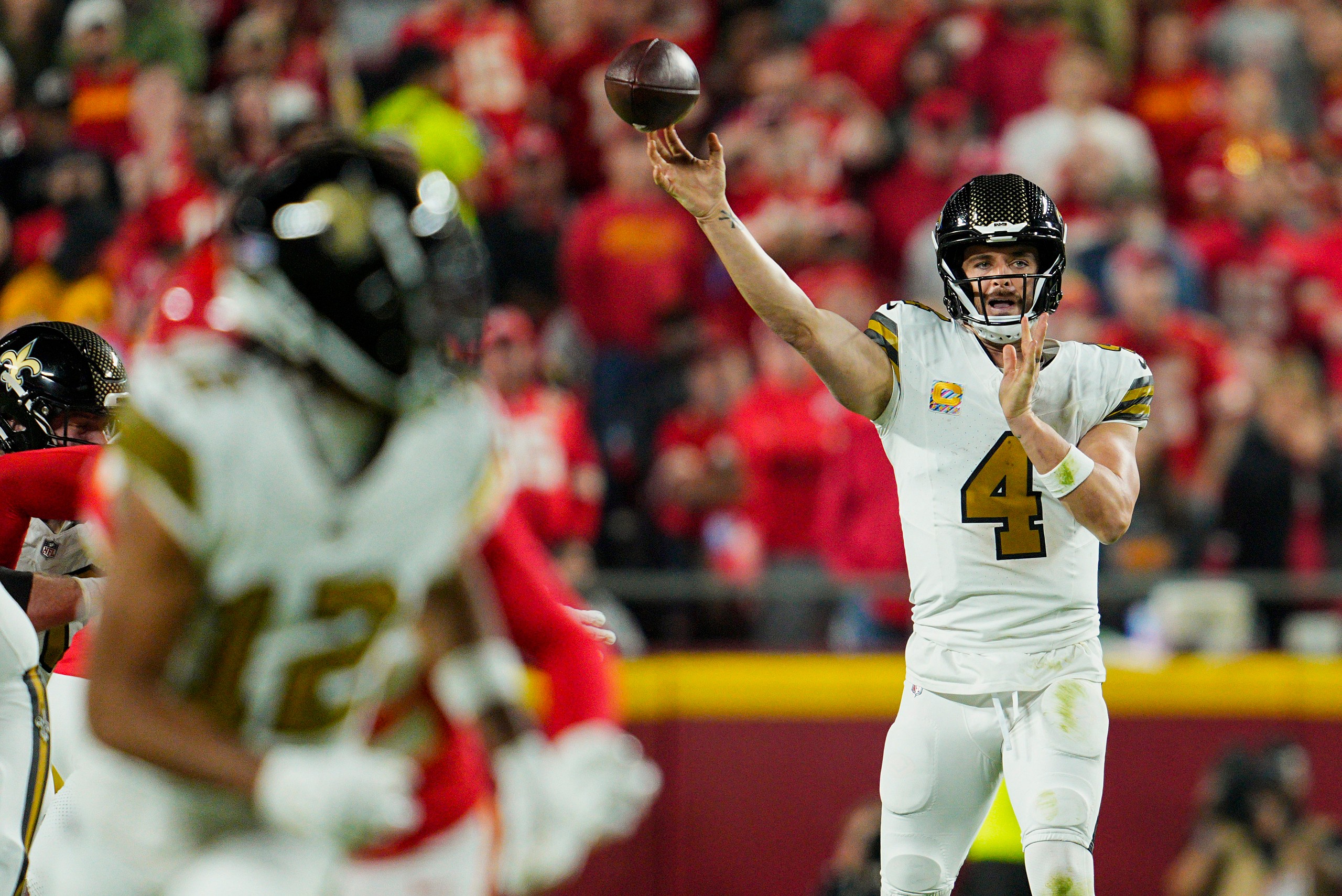 Derek Carr, Michael Thomas, New Orleans Saints