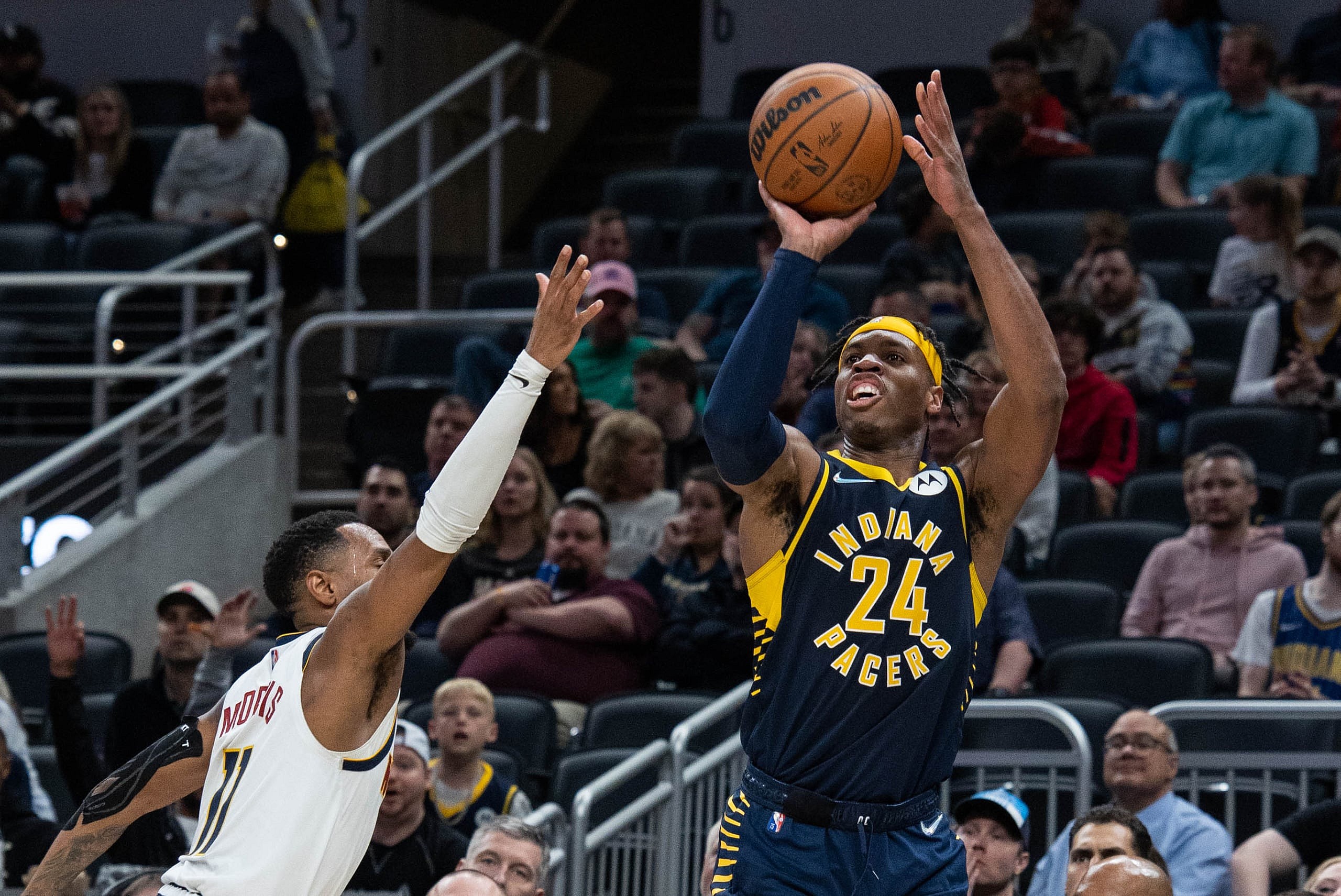 NBA: Denver Nuggets at Indiana Pacers