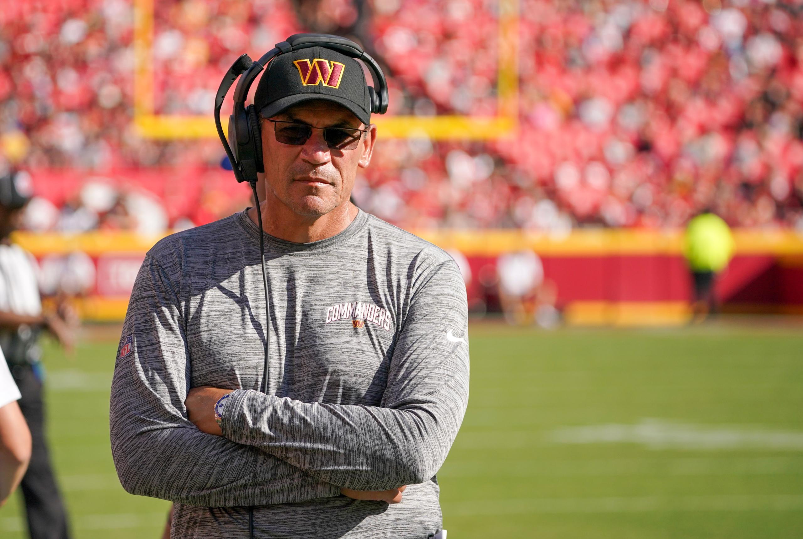 washington commanders ron rivera on the hot seat
